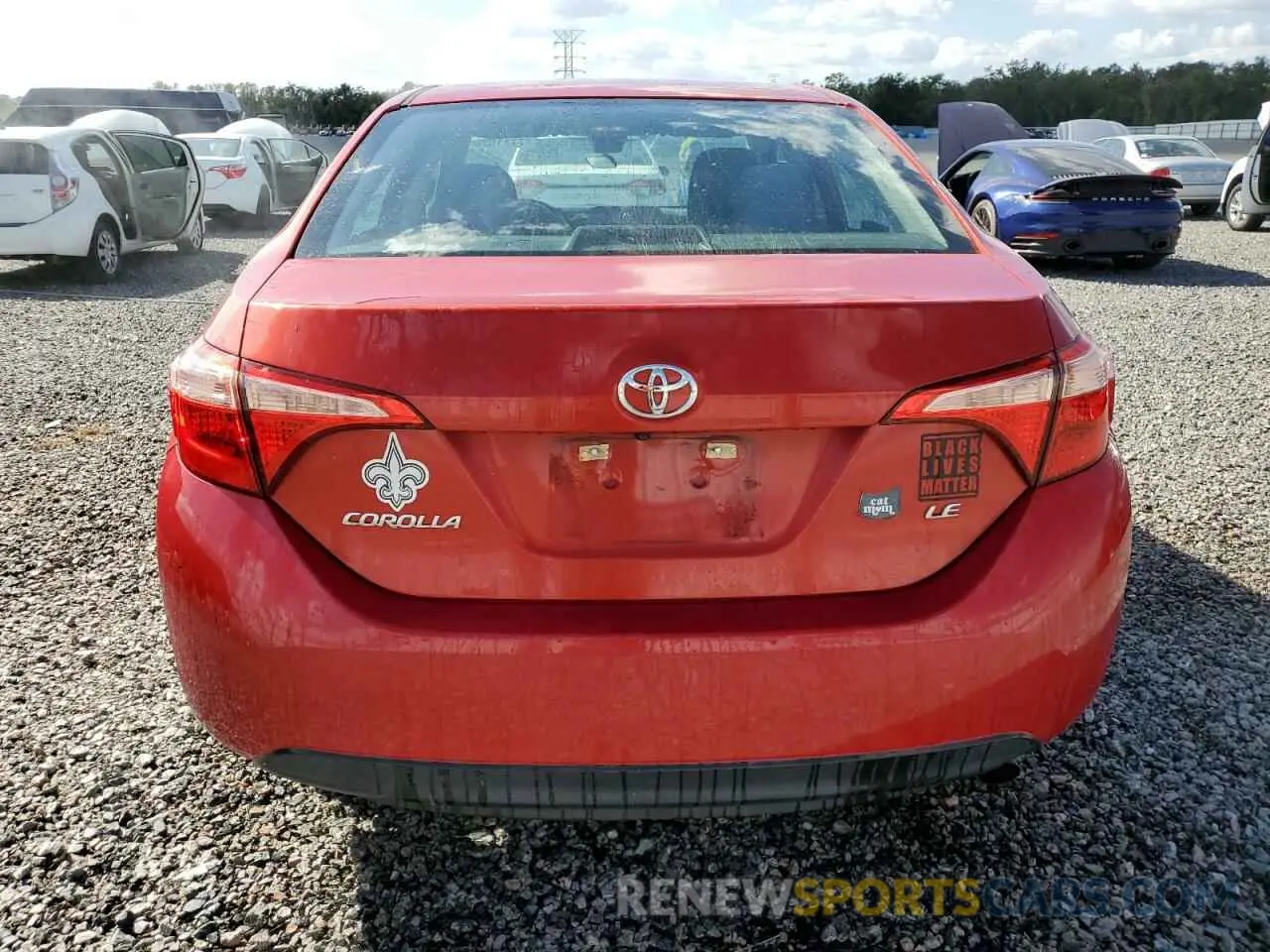 6 Photograph of a damaged car 5YFBURHE1KP932962 TOYOTA COROLLA 2019