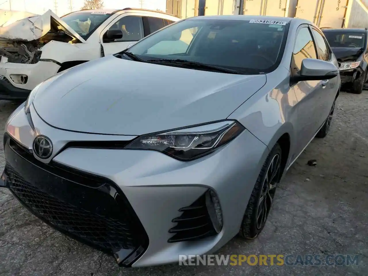 1 Photograph of a damaged car 5YFBURHE1KP933741 TOYOTA COROLLA 2019