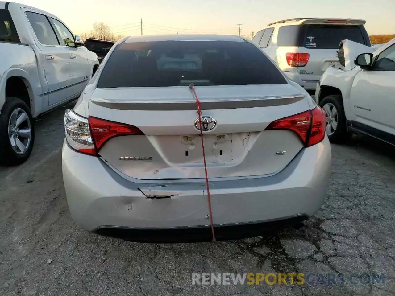 6 Photograph of a damaged car 5YFBURHE1KP933741 TOYOTA COROLLA 2019