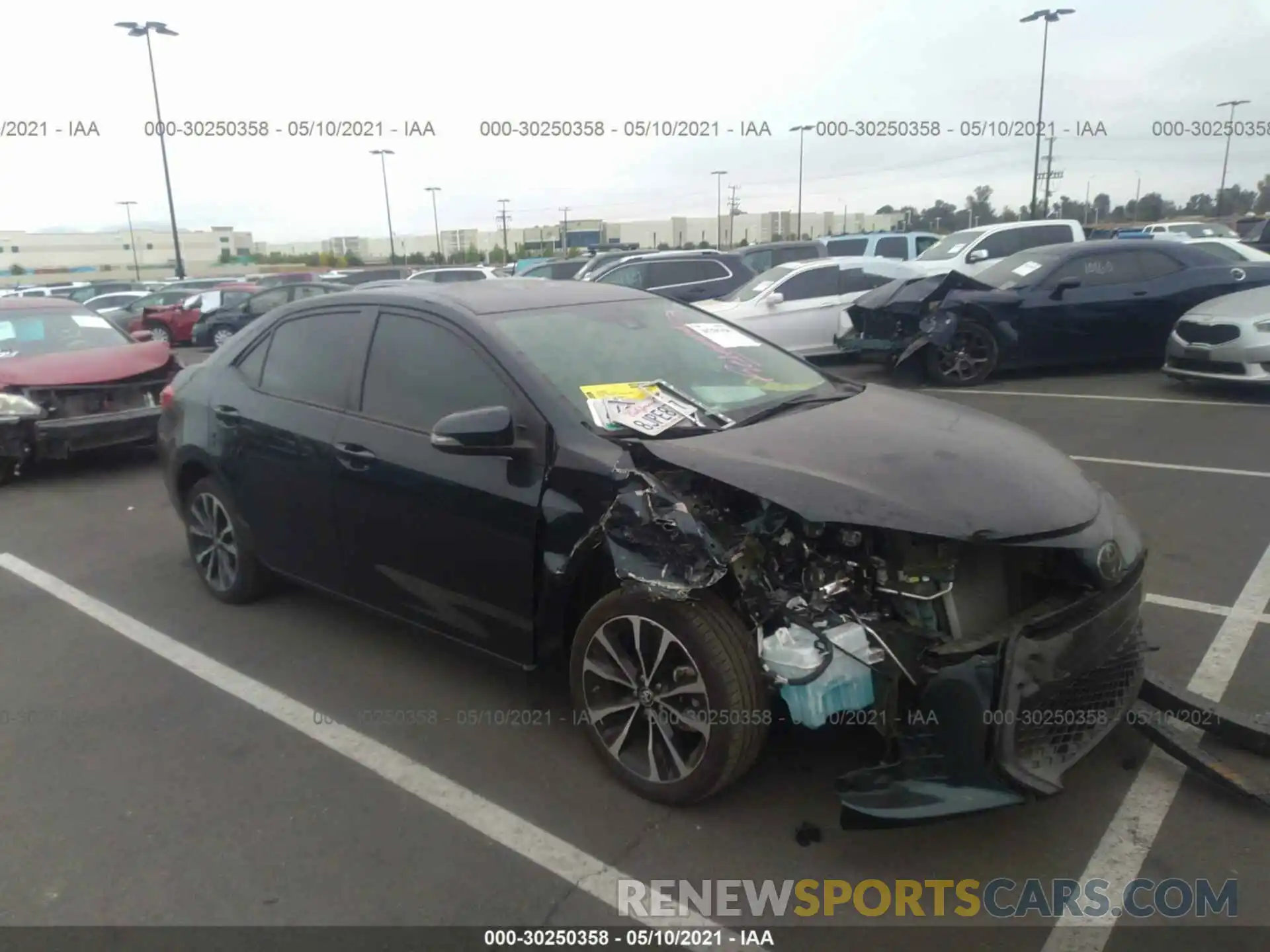 1 Photograph of a damaged car 5YFBURHE1KP934565 TOYOTA COROLLA 2019