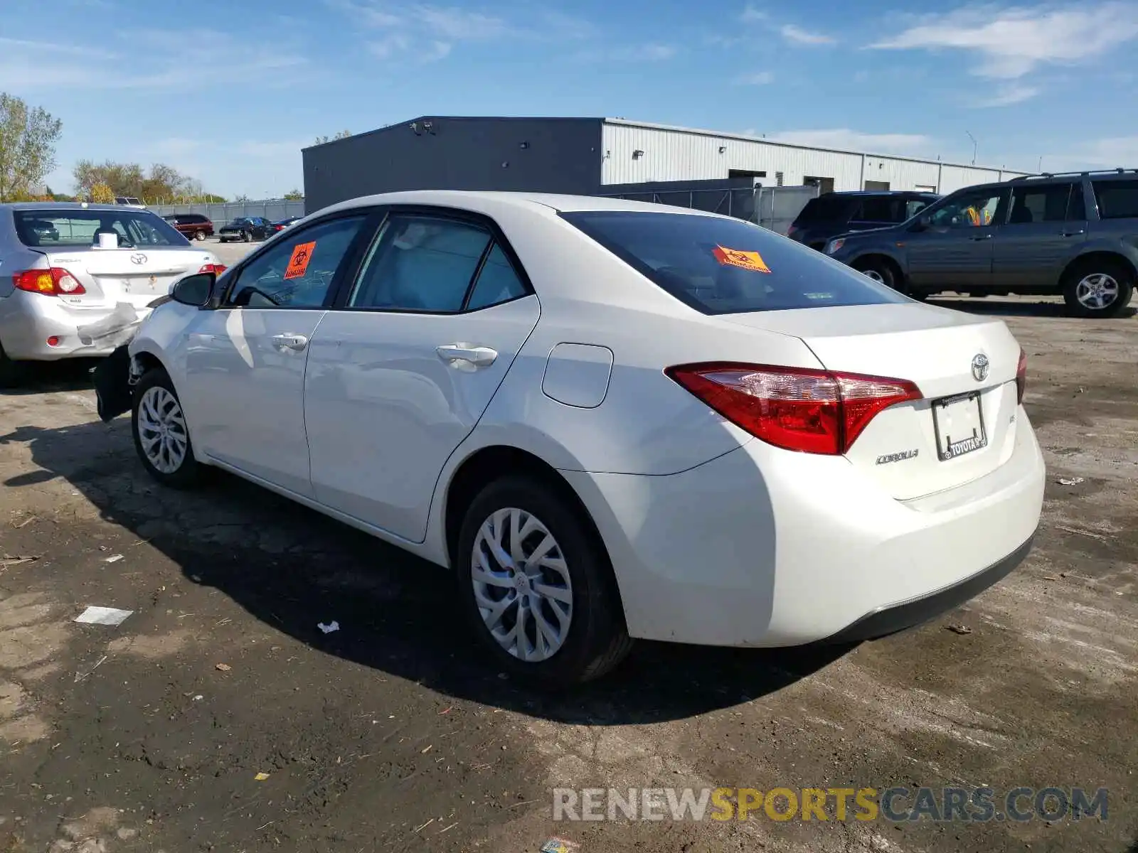 3 Photograph of a damaged car 5YFBURHE1KP935215 TOYOTA COROLLA 2019