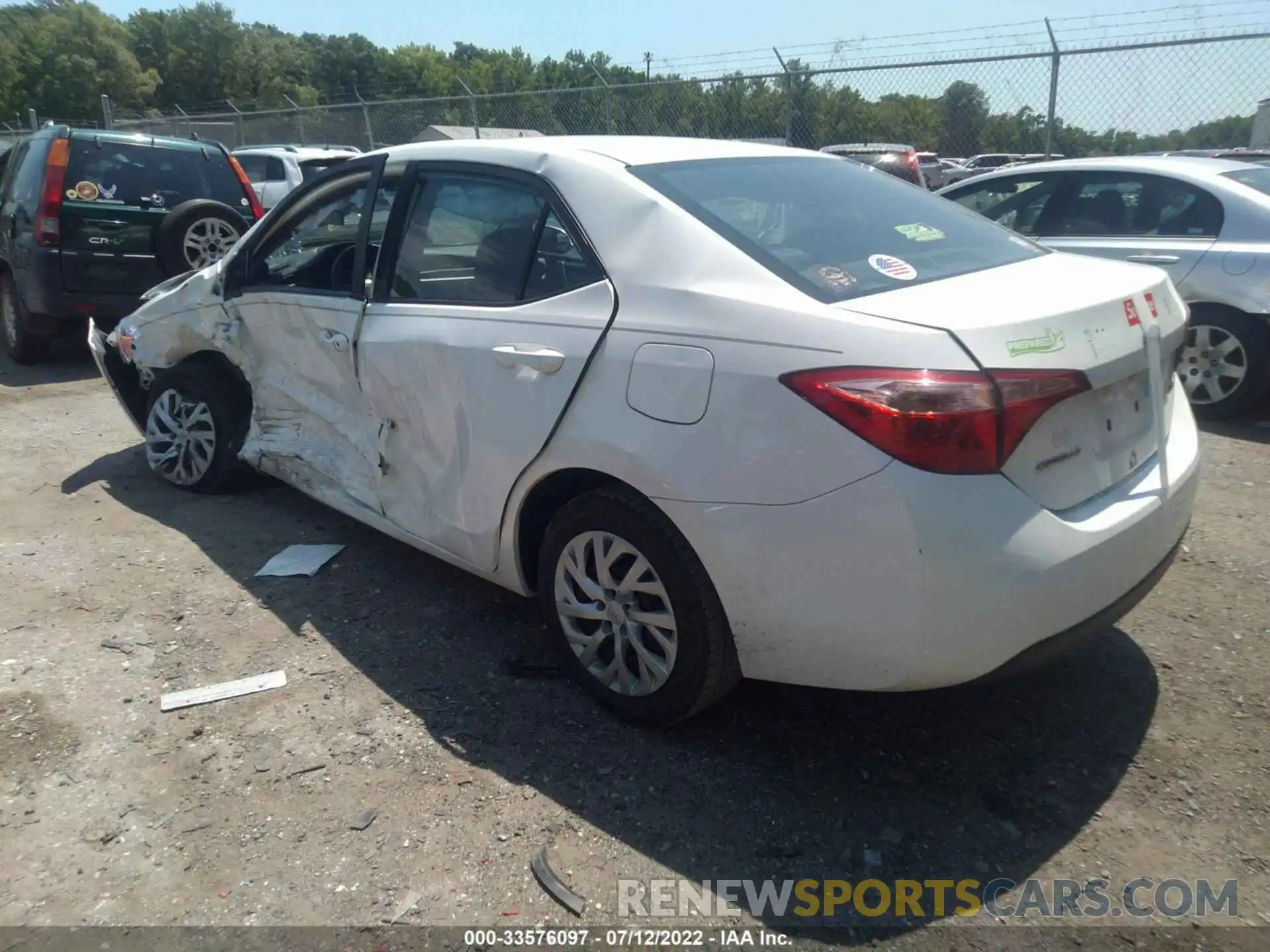 3 Photograph of a damaged car 5YFBURHE1KP936834 TOYOTA COROLLA 2019