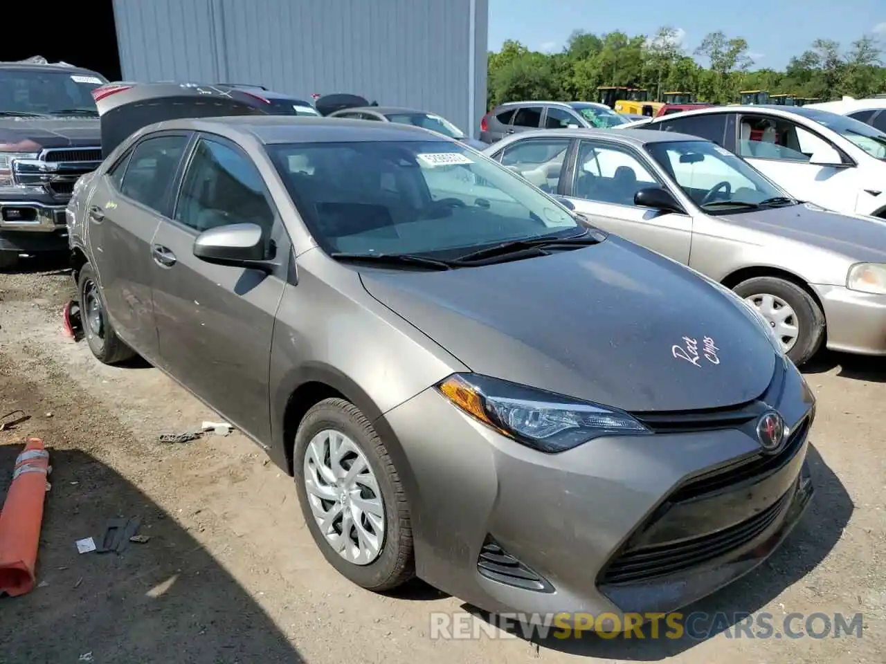 1 Photograph of a damaged car 5YFBURHE1KP937546 TOYOTA COROLLA 2019