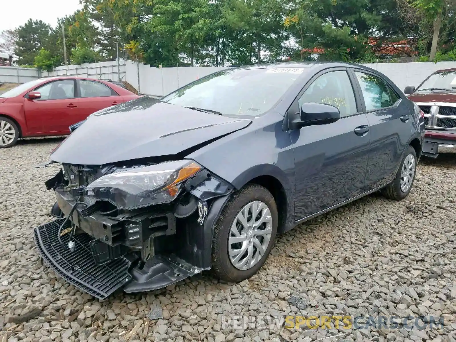 2 Photograph of a damaged car 5YFBURHE1KP937658 TOYOTA COROLLA 2019