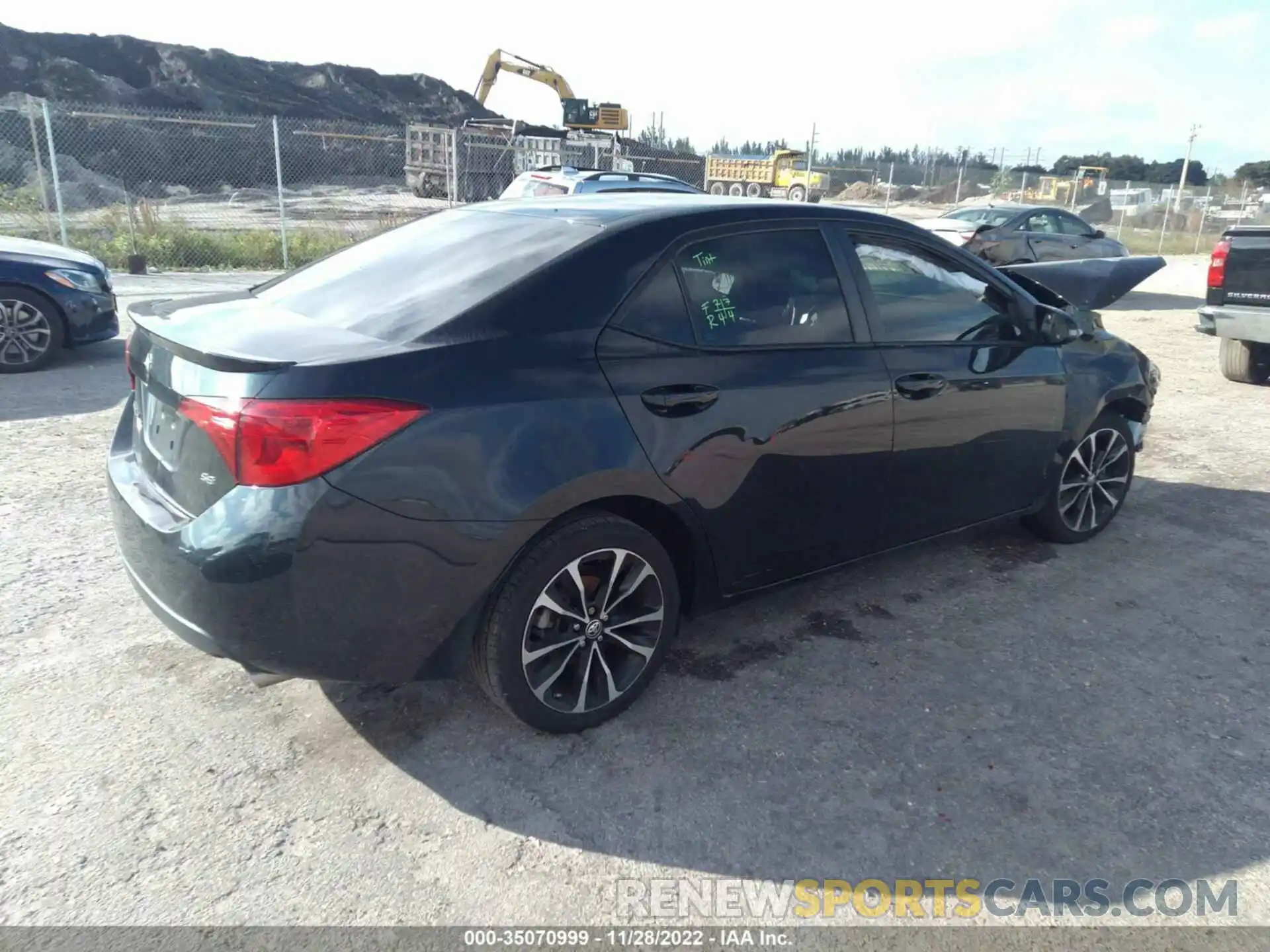 4 Photograph of a damaged car 5YFBURHE1KP938258 TOYOTA COROLLA 2019