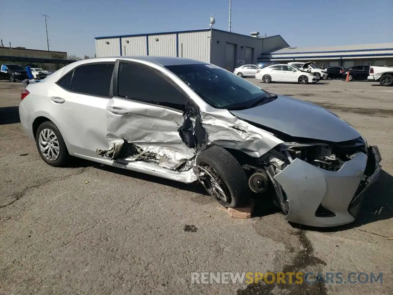 4 Photograph of a damaged car 5YFBURHE1KP938549 TOYOTA COROLLA 2019