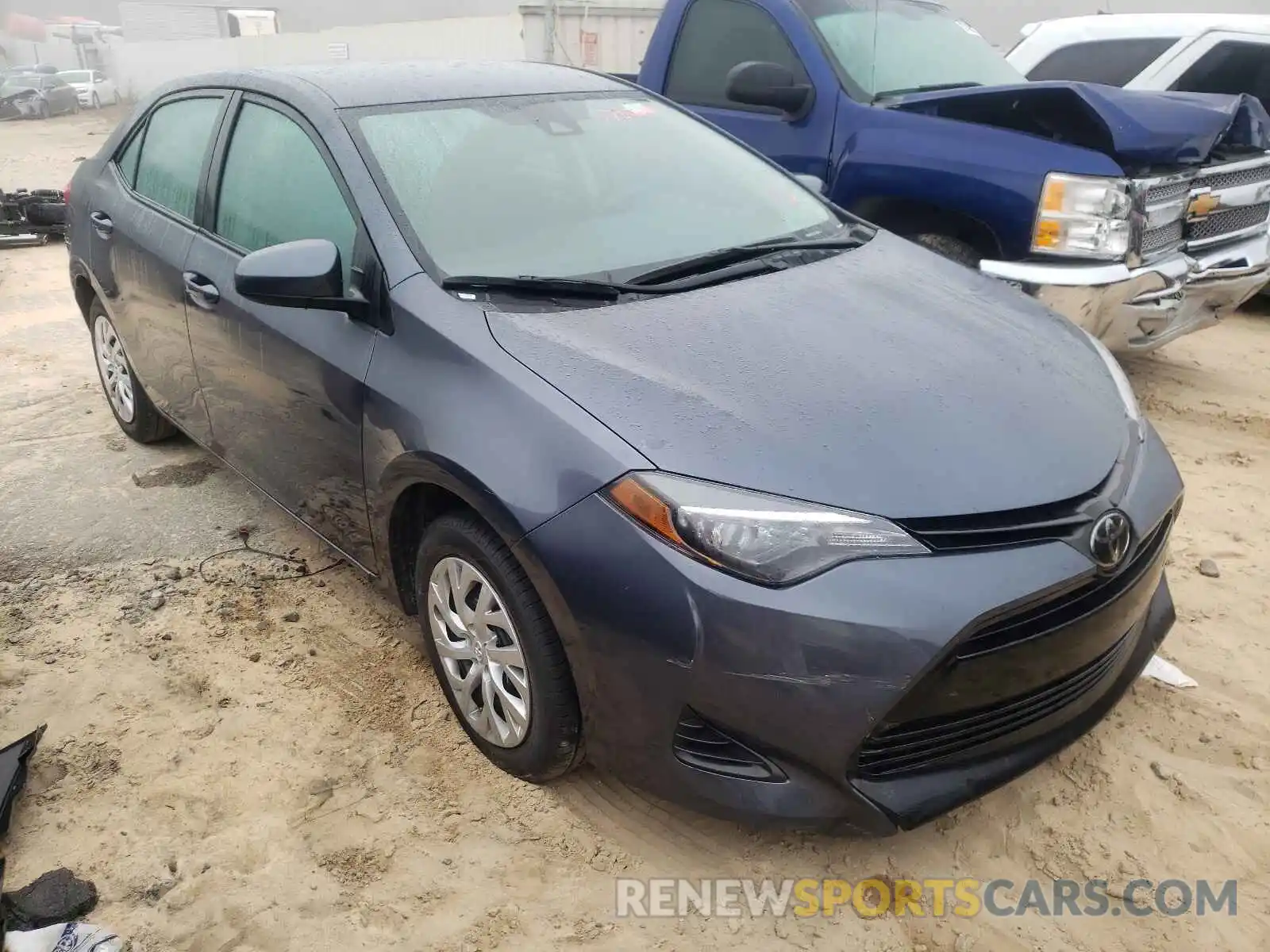 1 Photograph of a damaged car 5YFBURHE1KP938602 TOYOTA COROLLA 2019