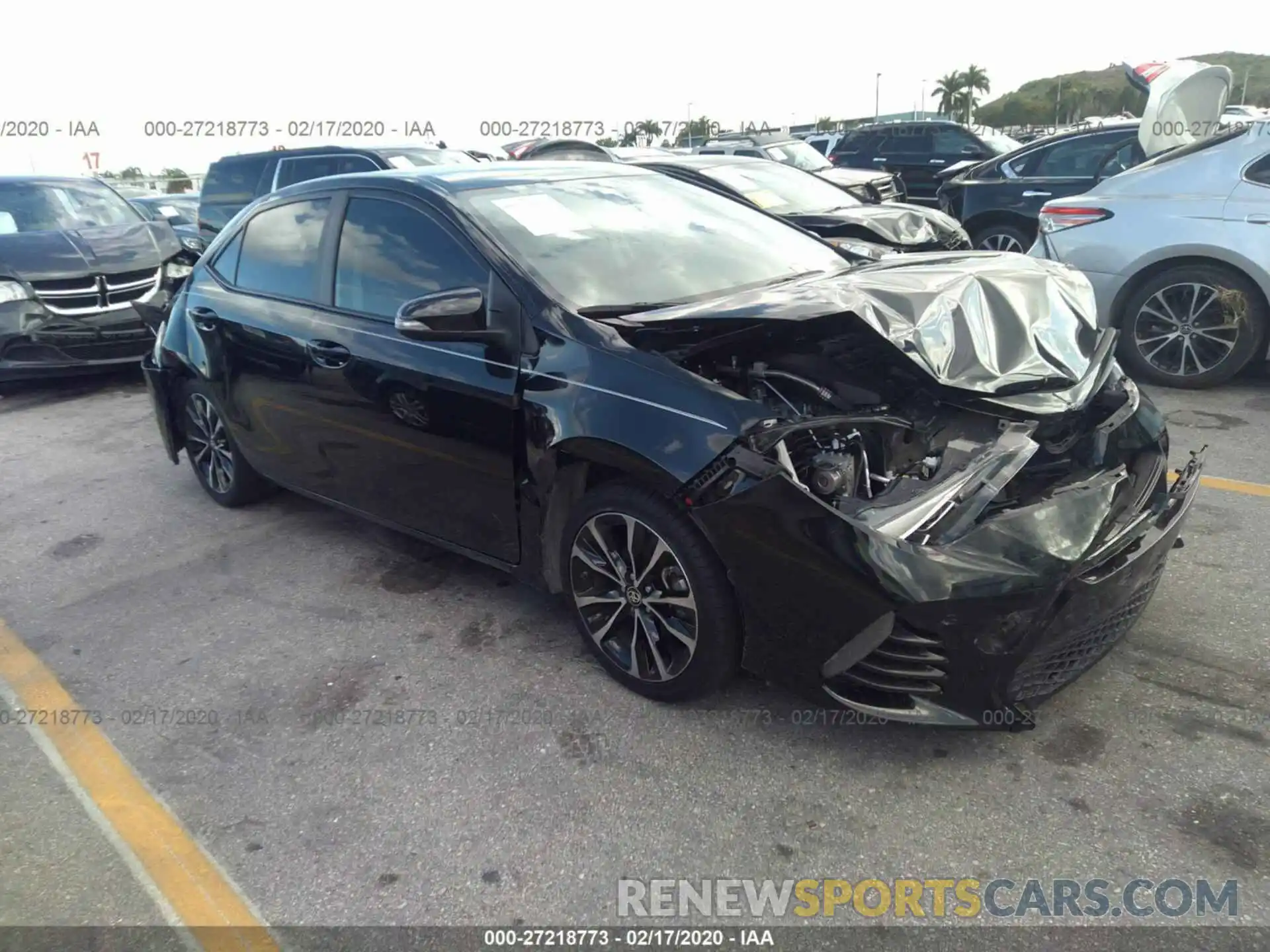 1 Photograph of a damaged car 5YFBURHE1KP939054 TOYOTA COROLLA 2019