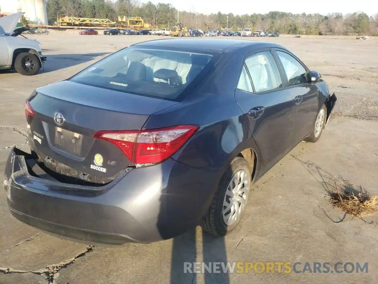 4 Photograph of a damaged car 5YFBURHE1KP939880 TOYOTA COROLLA 2019