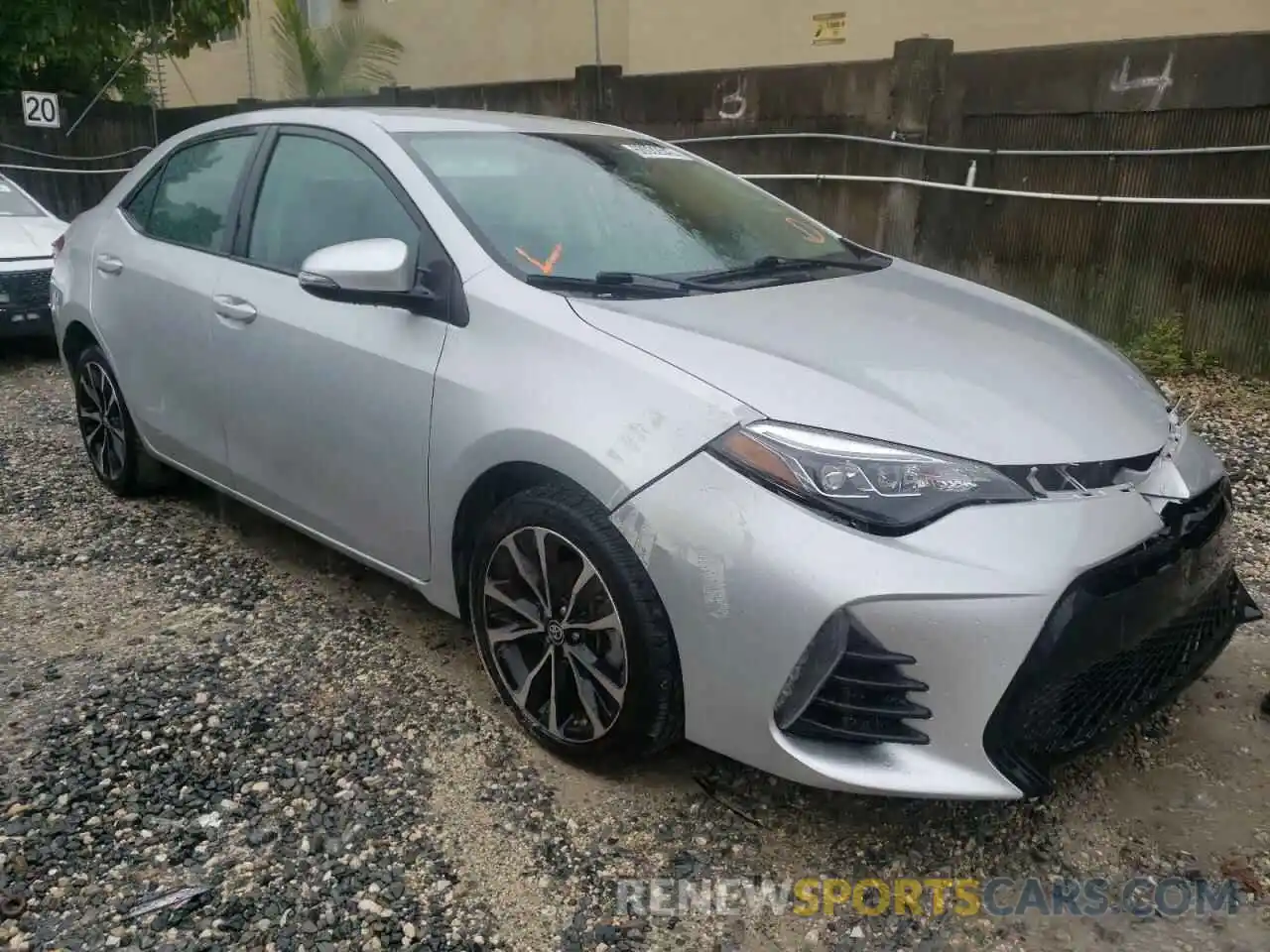 4 Photograph of a damaged car 5YFBURHE1KP940768 TOYOTA COROLLA 2019