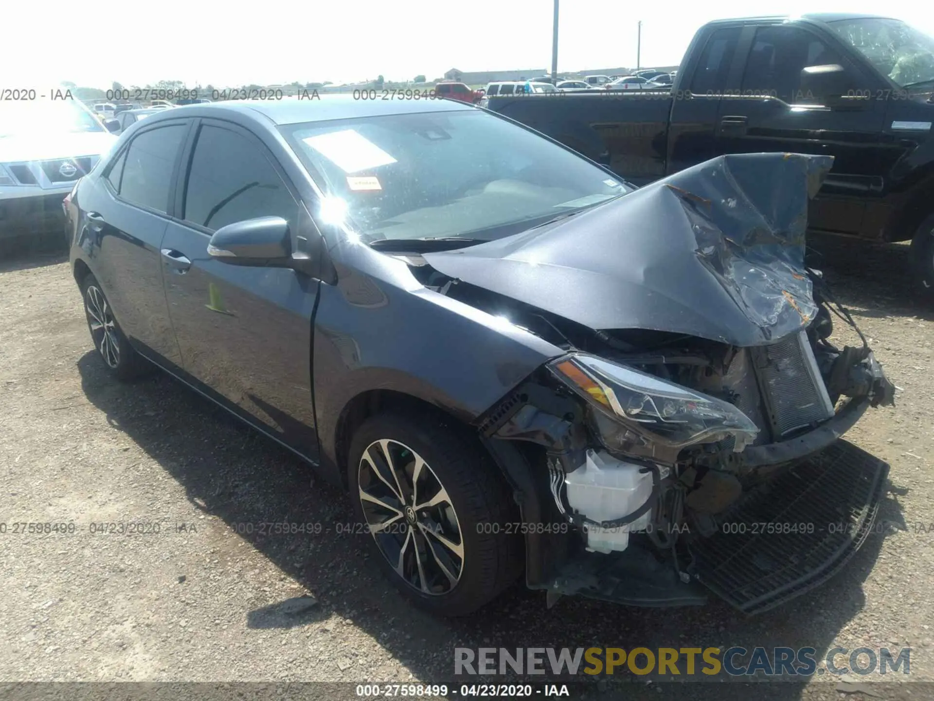 1 Photograph of a damaged car 5YFBURHE1KP940902 TOYOTA COROLLA 2019
