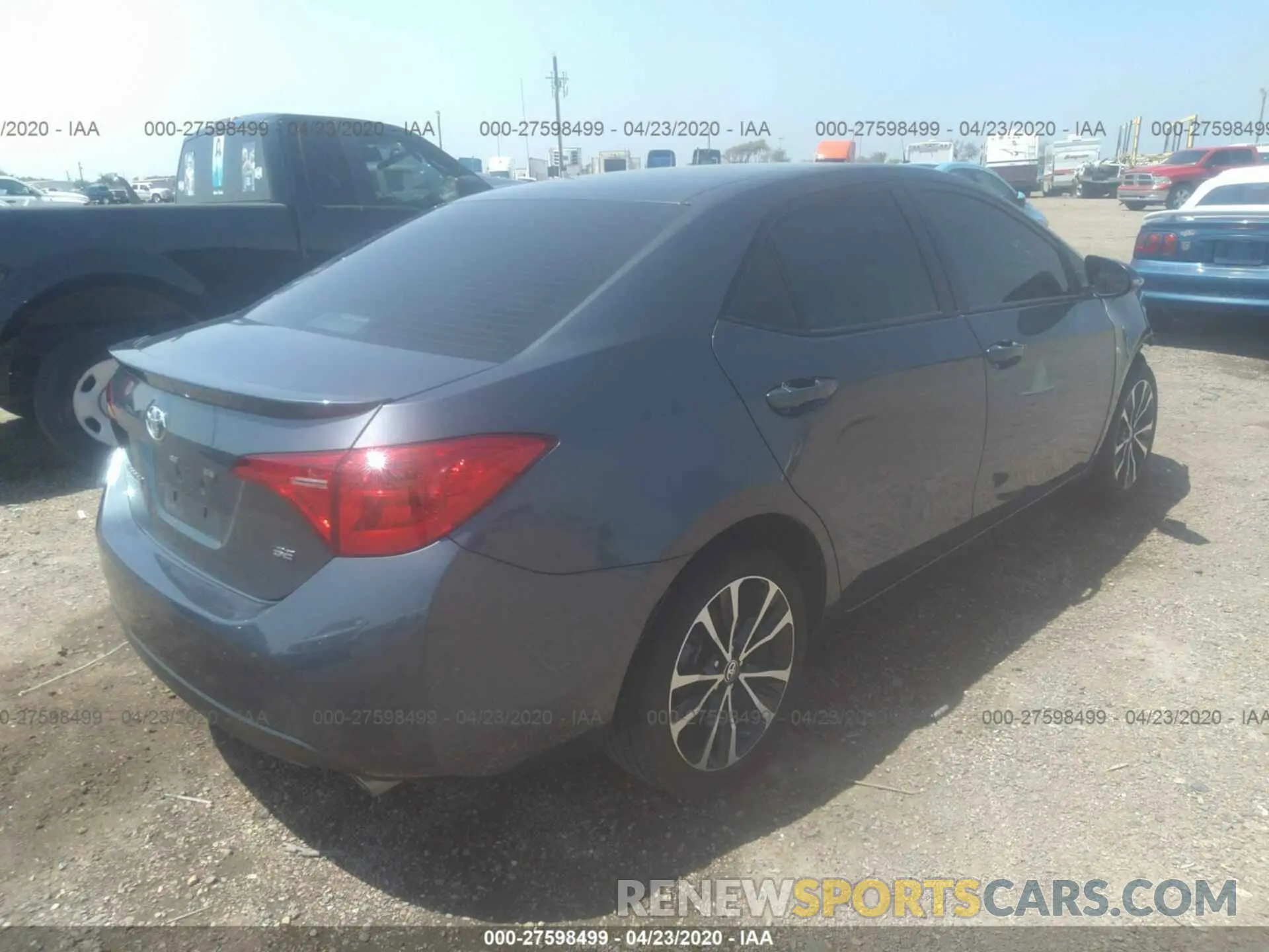4 Photograph of a damaged car 5YFBURHE1KP940902 TOYOTA COROLLA 2019
