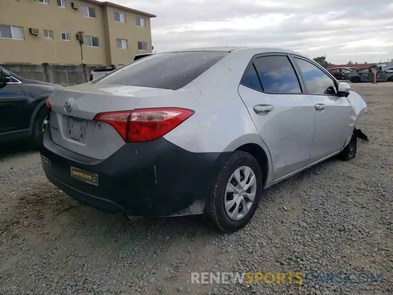 4 Photograph of a damaged car 5YFBURHE1KP942360 TOYOTA COROLLA 2019