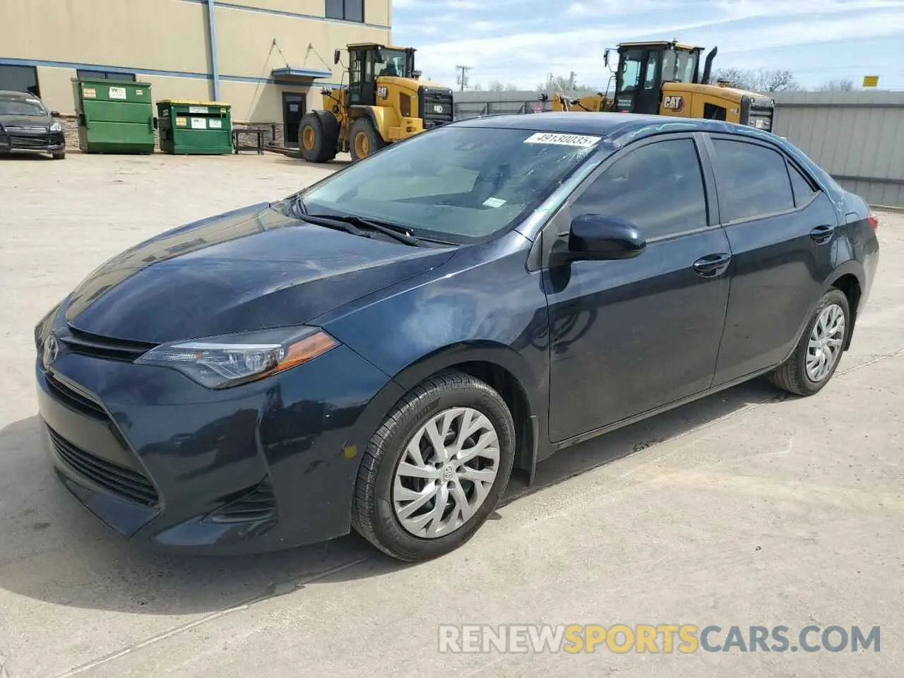 1 Photograph of a damaged car 5YFBURHE1KP942844 TOYOTA COROLLA 2019