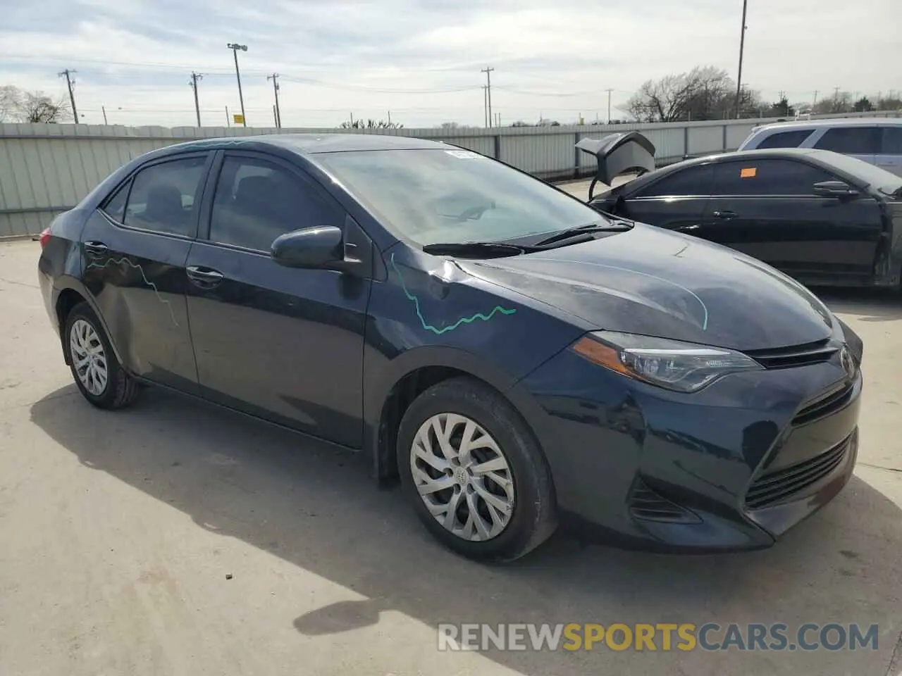 4 Photograph of a damaged car 5YFBURHE1KP942844 TOYOTA COROLLA 2019