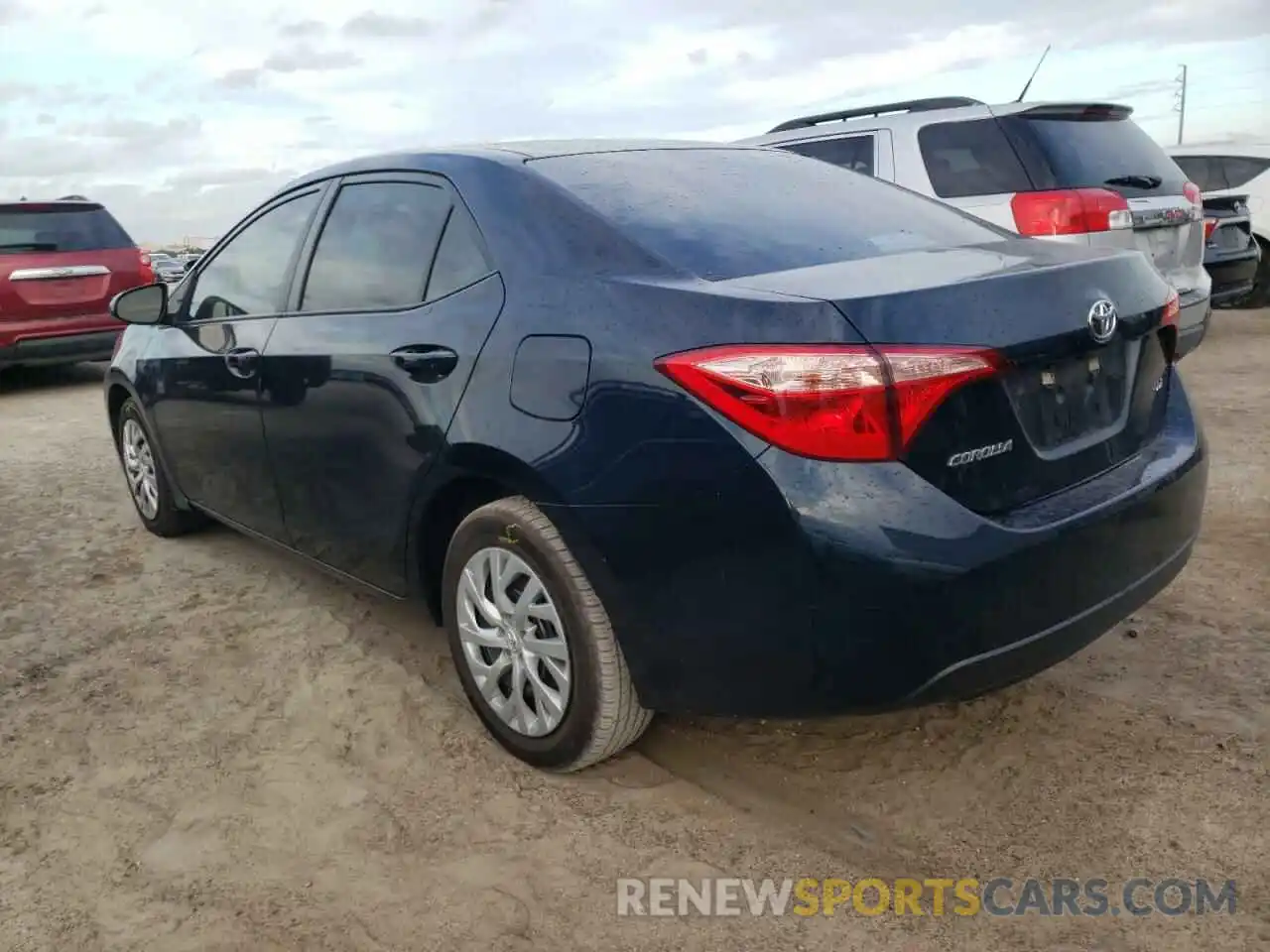 2 Photograph of a damaged car 5YFBURHE1KP942875 TOYOTA COROLLA 2019