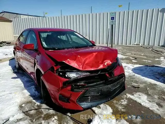 13 Photograph of a damaged car 5YFBURHE1KP943069 TOYOTA COROLLA 2019