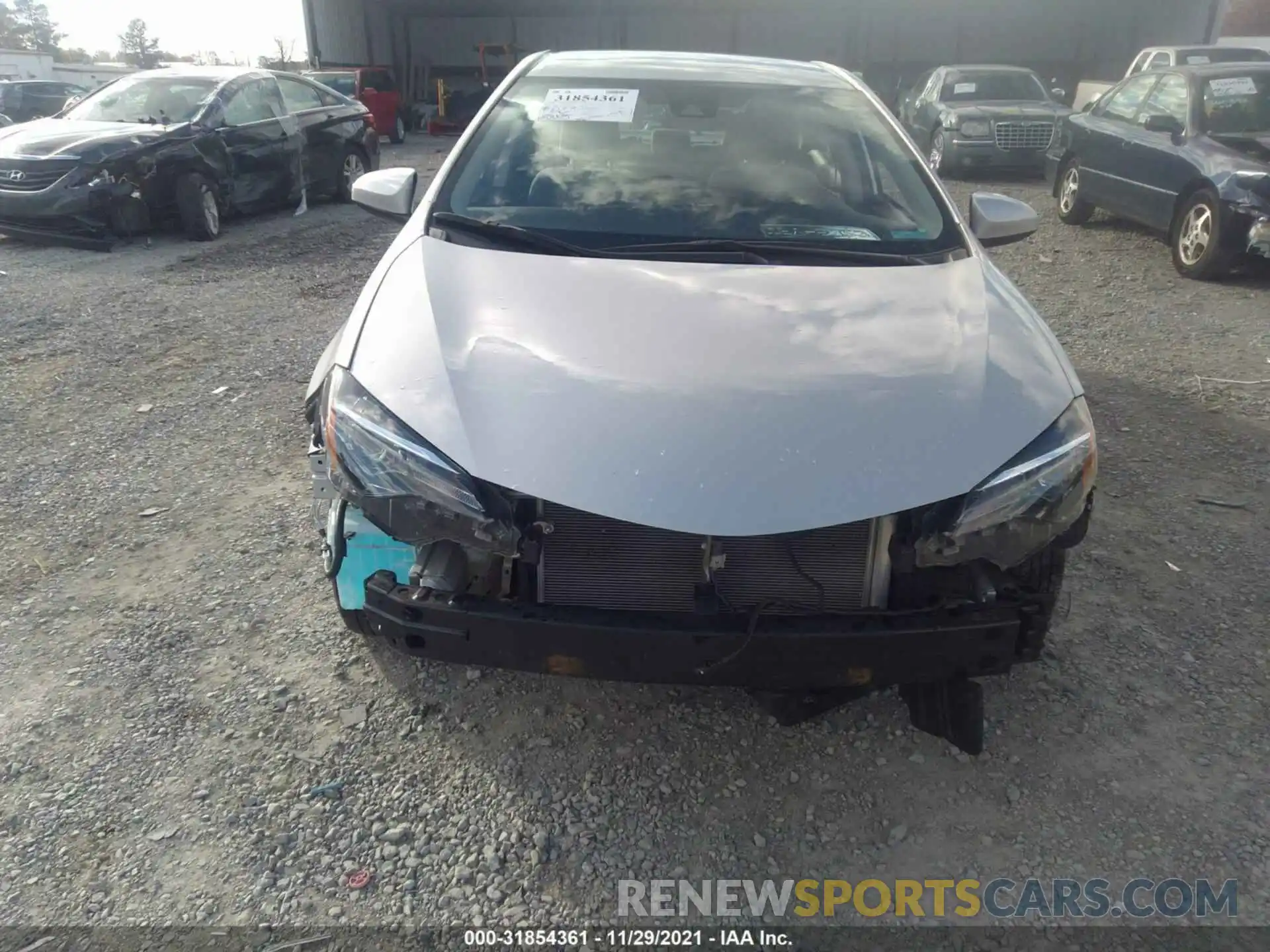 6 Photograph of a damaged car 5YFBURHE1KP943945 TOYOTA COROLLA 2019