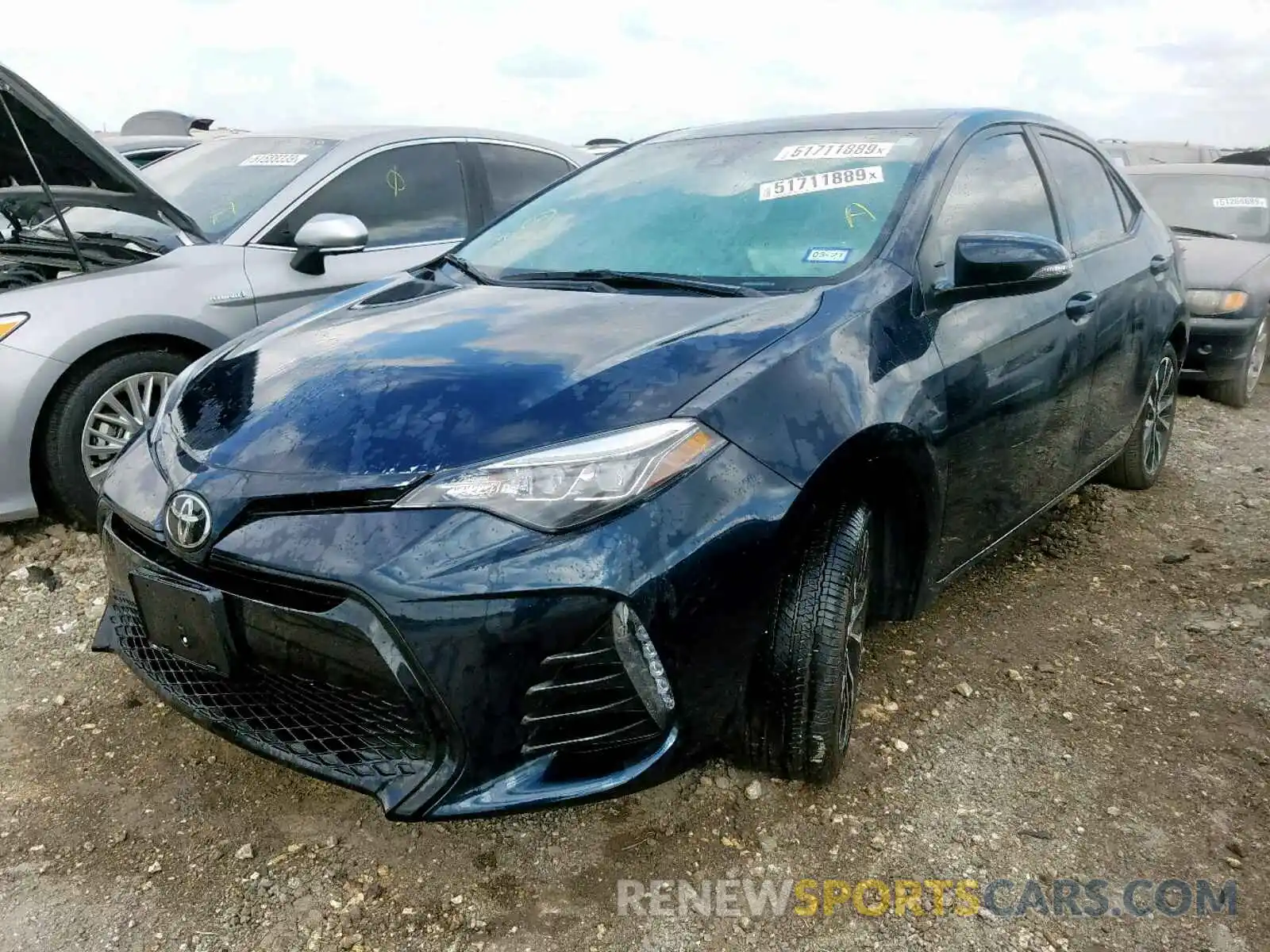 2 Photograph of a damaged car 5YFBURHE1KP944125 TOYOTA COROLLA 2019