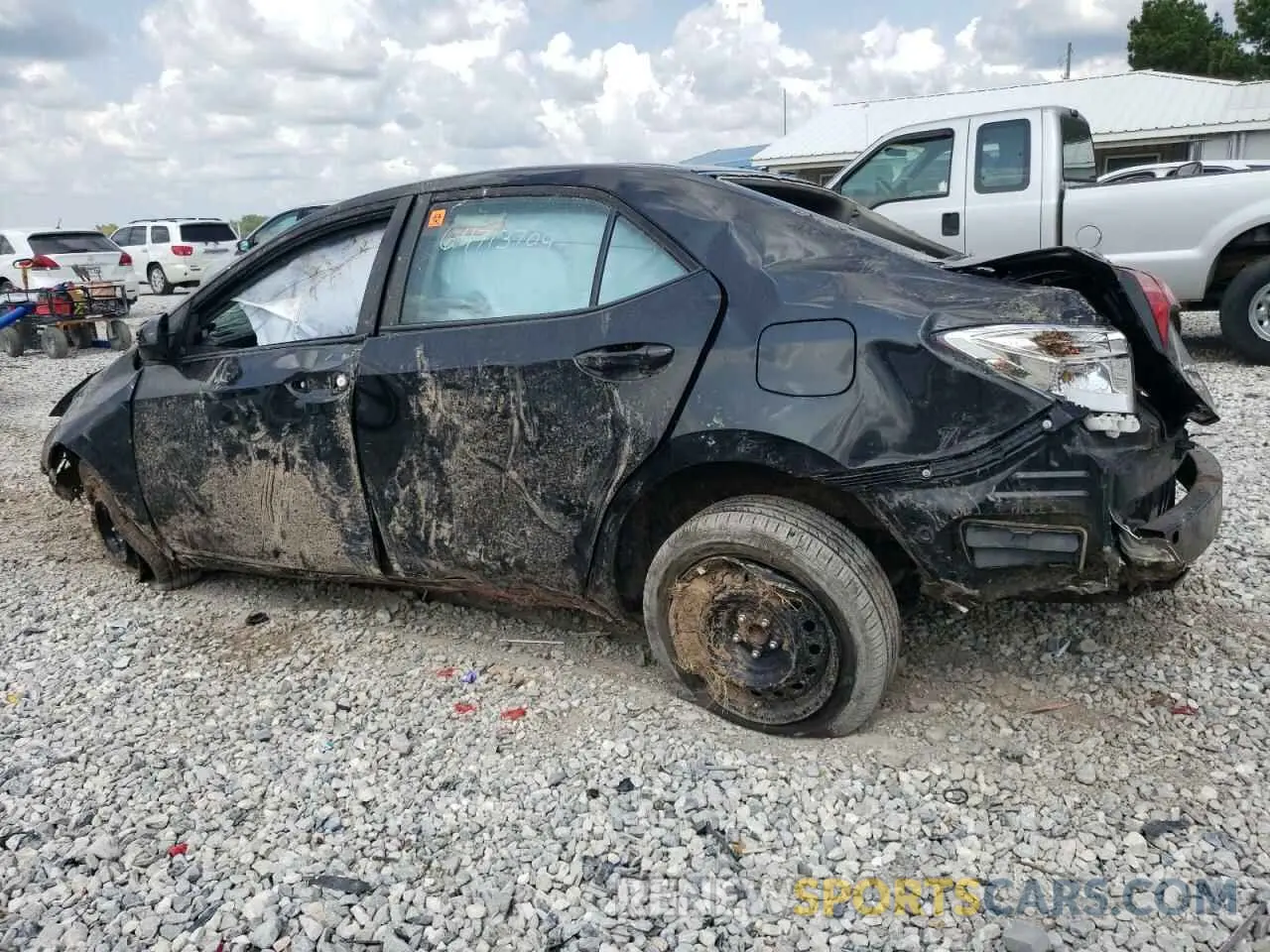 2 Photograph of a damaged car 5YFBURHE1KP944464 TOYOTA COROLLA 2019
