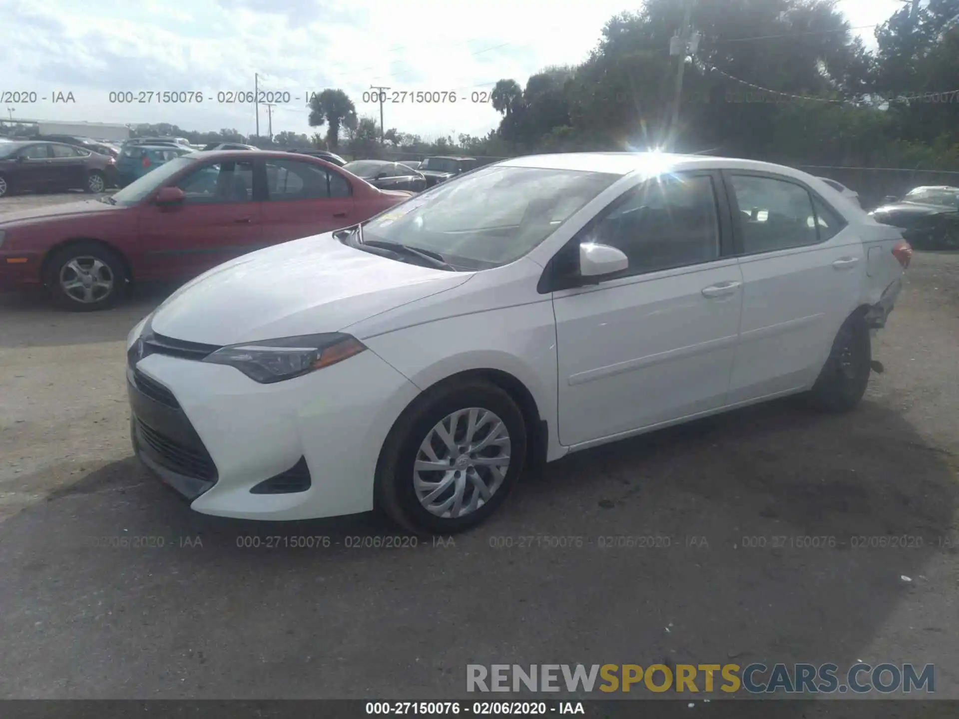 2 Photograph of a damaged car 5YFBURHE1KP945081 TOYOTA COROLLA 2019