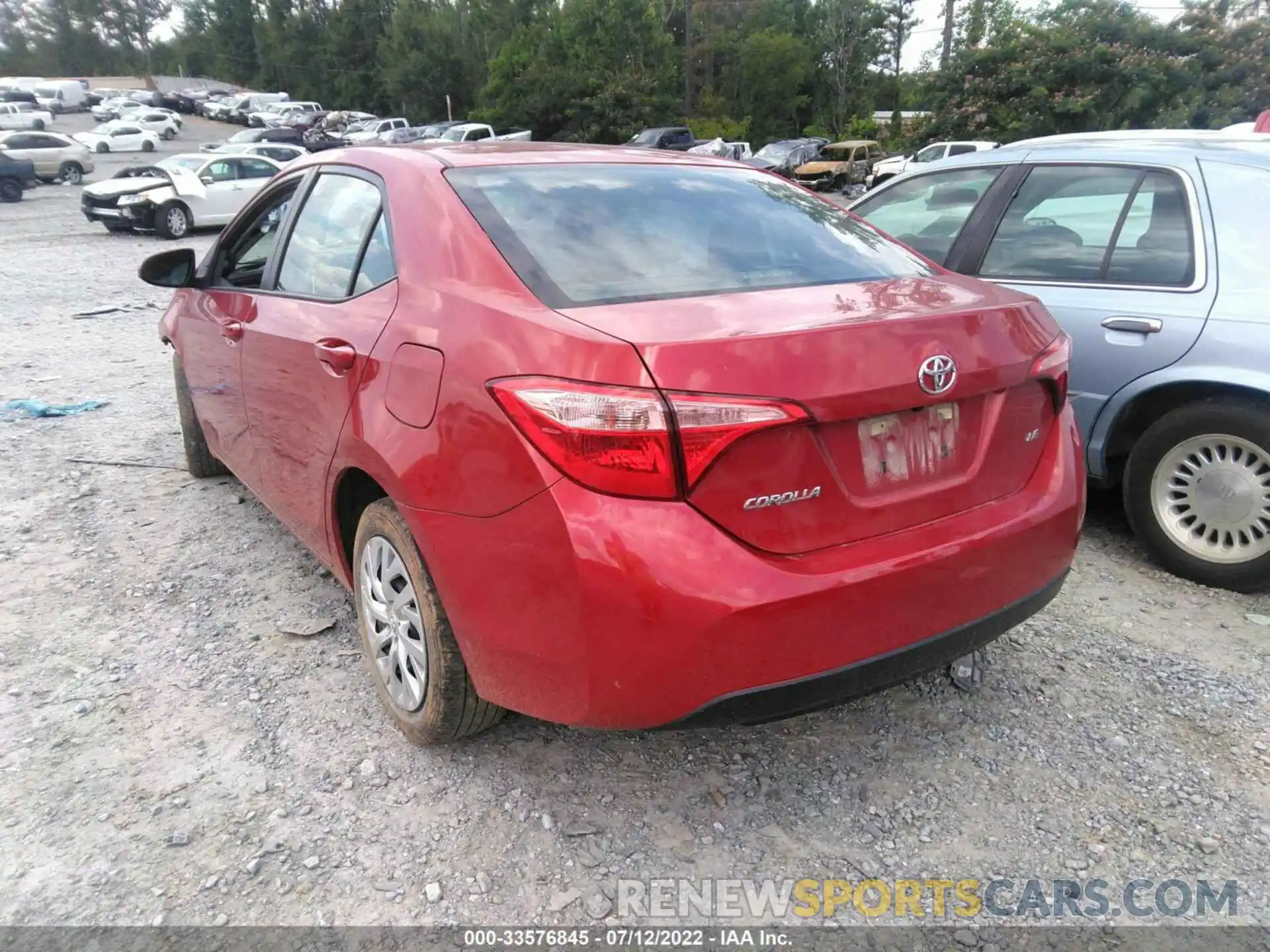 3 Photograph of a damaged car 5YFBURHE1KP946702 TOYOTA COROLLA 2019