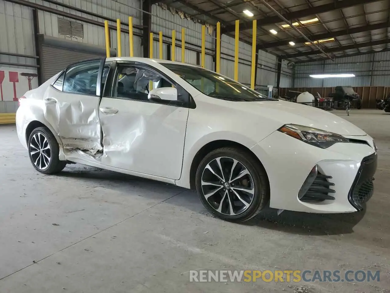 4 Photograph of a damaged car 5YFBURHE1KP946876 TOYOTA COROLLA 2019