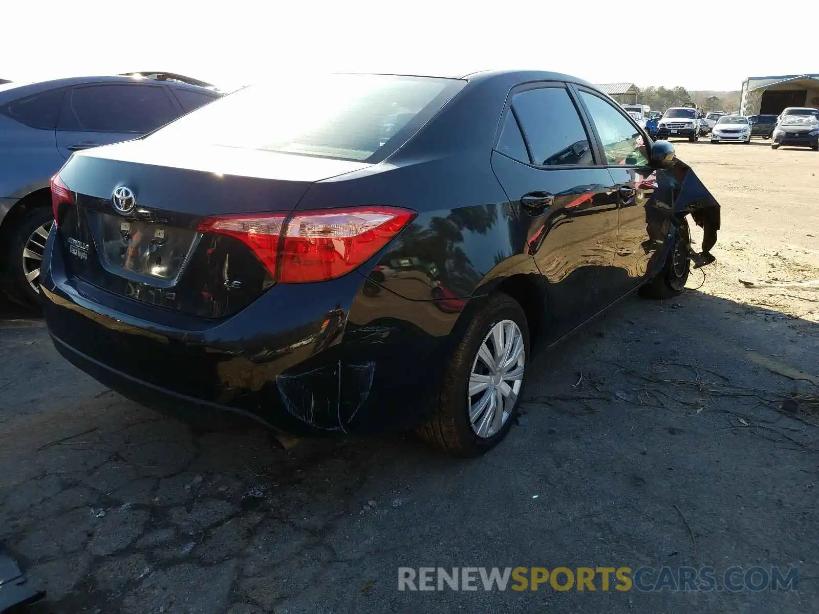 4 Photograph of a damaged car 5YFBURHE1KP949695 TOYOTA COROLLA 2019