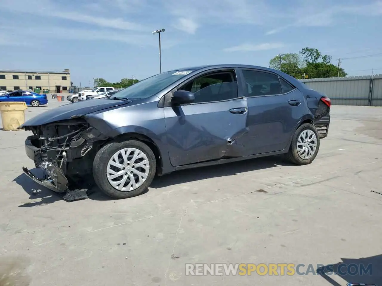 1 Photograph of a damaged car 5YFBURHE1KP949969 TOYOTA COROLLA 2019