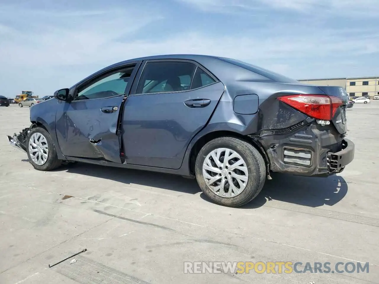 2 Photograph of a damaged car 5YFBURHE1KP949969 TOYOTA COROLLA 2019