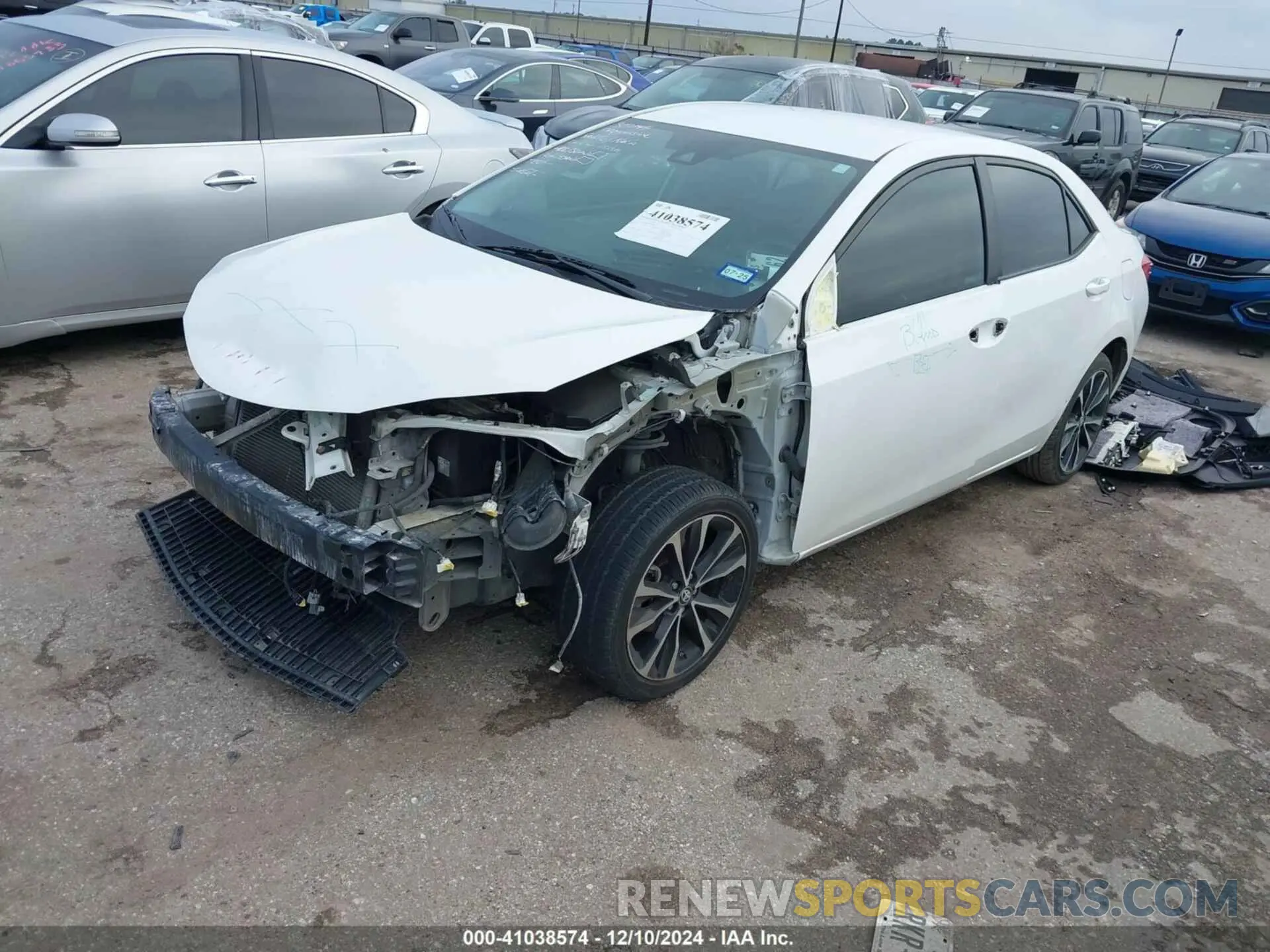 2 Photograph of a damaged car 5YFBURHE2KP857673 TOYOTA COROLLA 2019