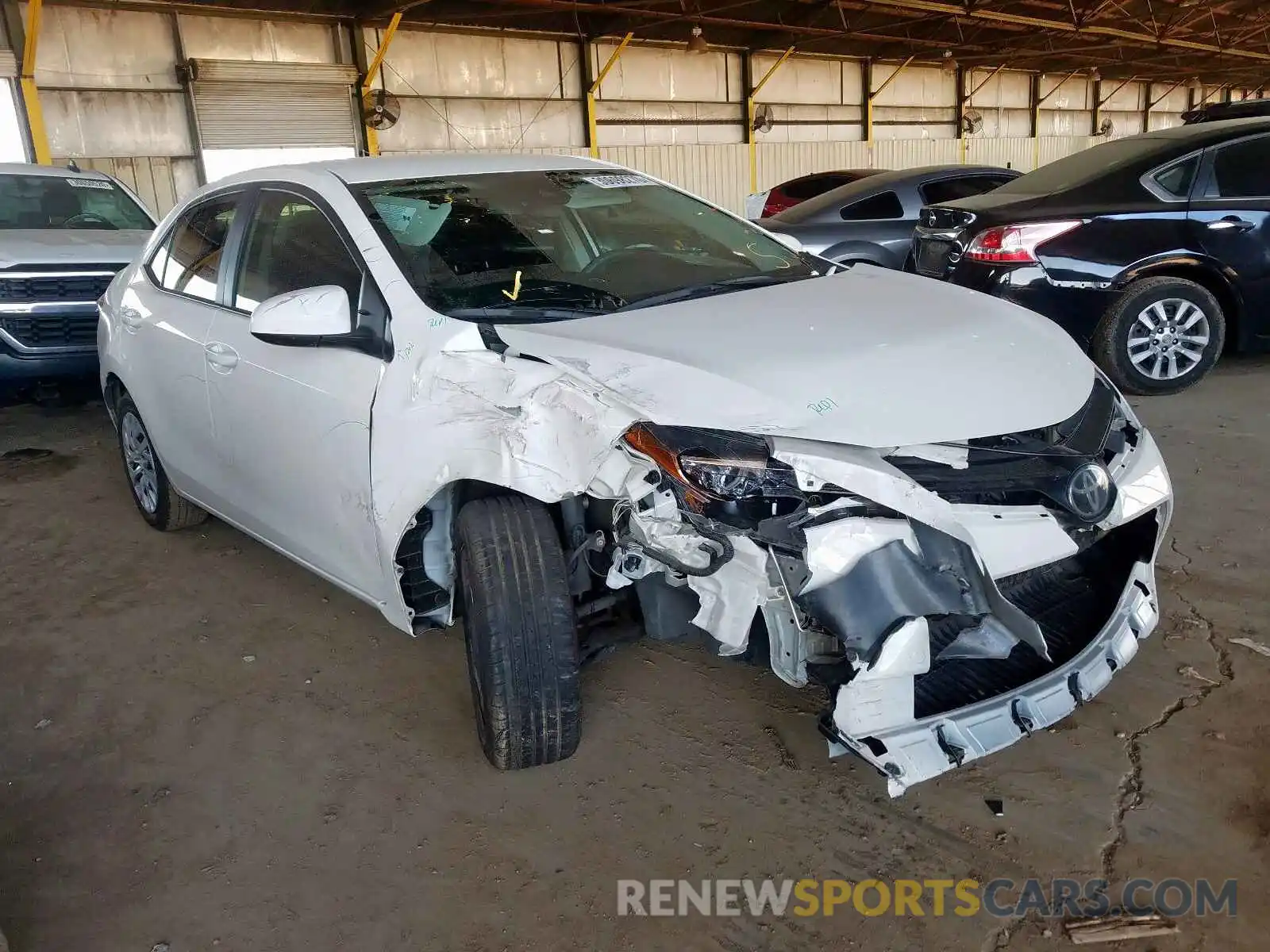 1 Photograph of a damaged car 5YFBURHE2KP859083 TOYOTA COROLLA 2019