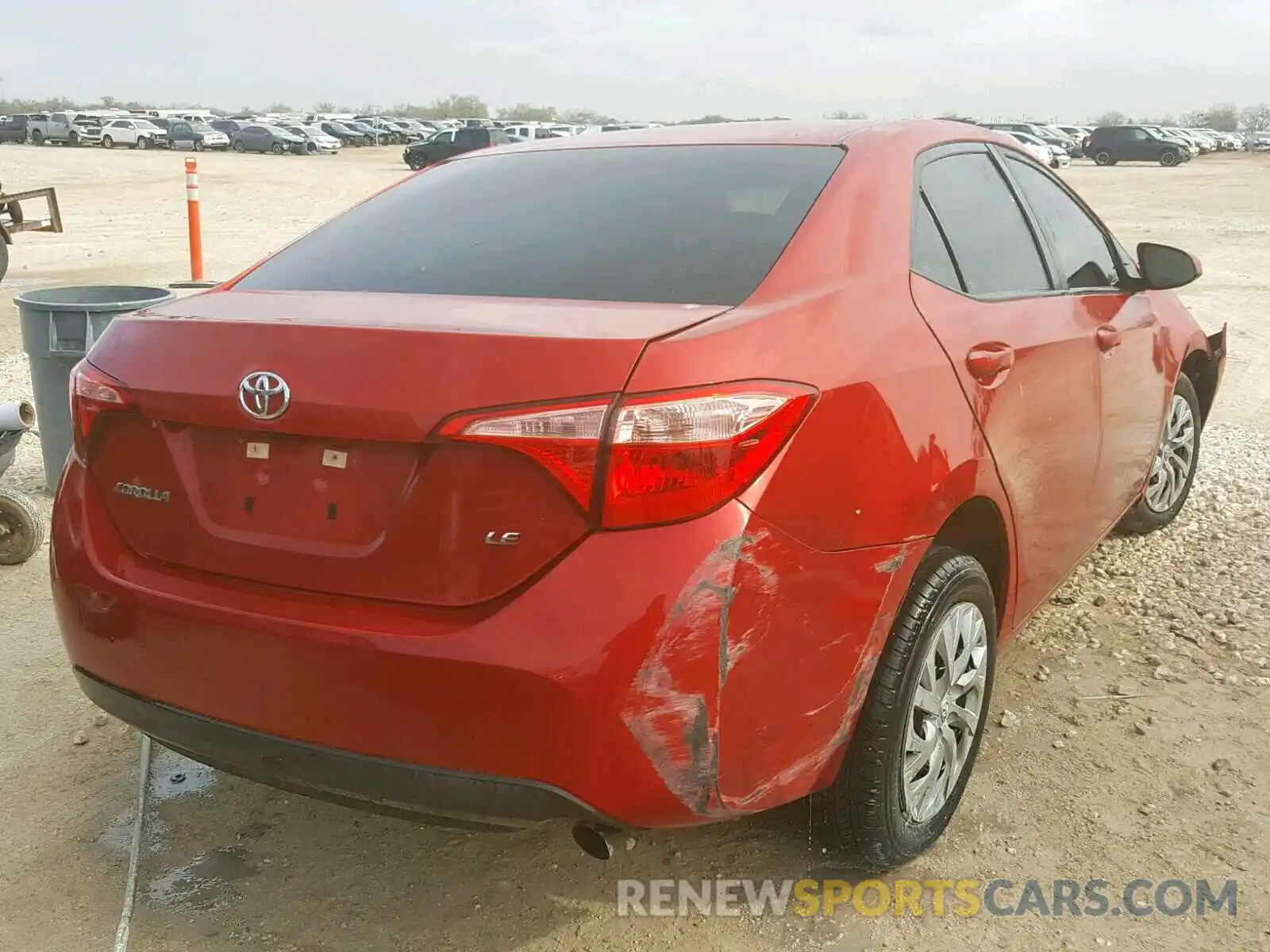 4 Photograph of a damaged car 5YFBURHE2KP860413 TOYOTA COROLLA 2019