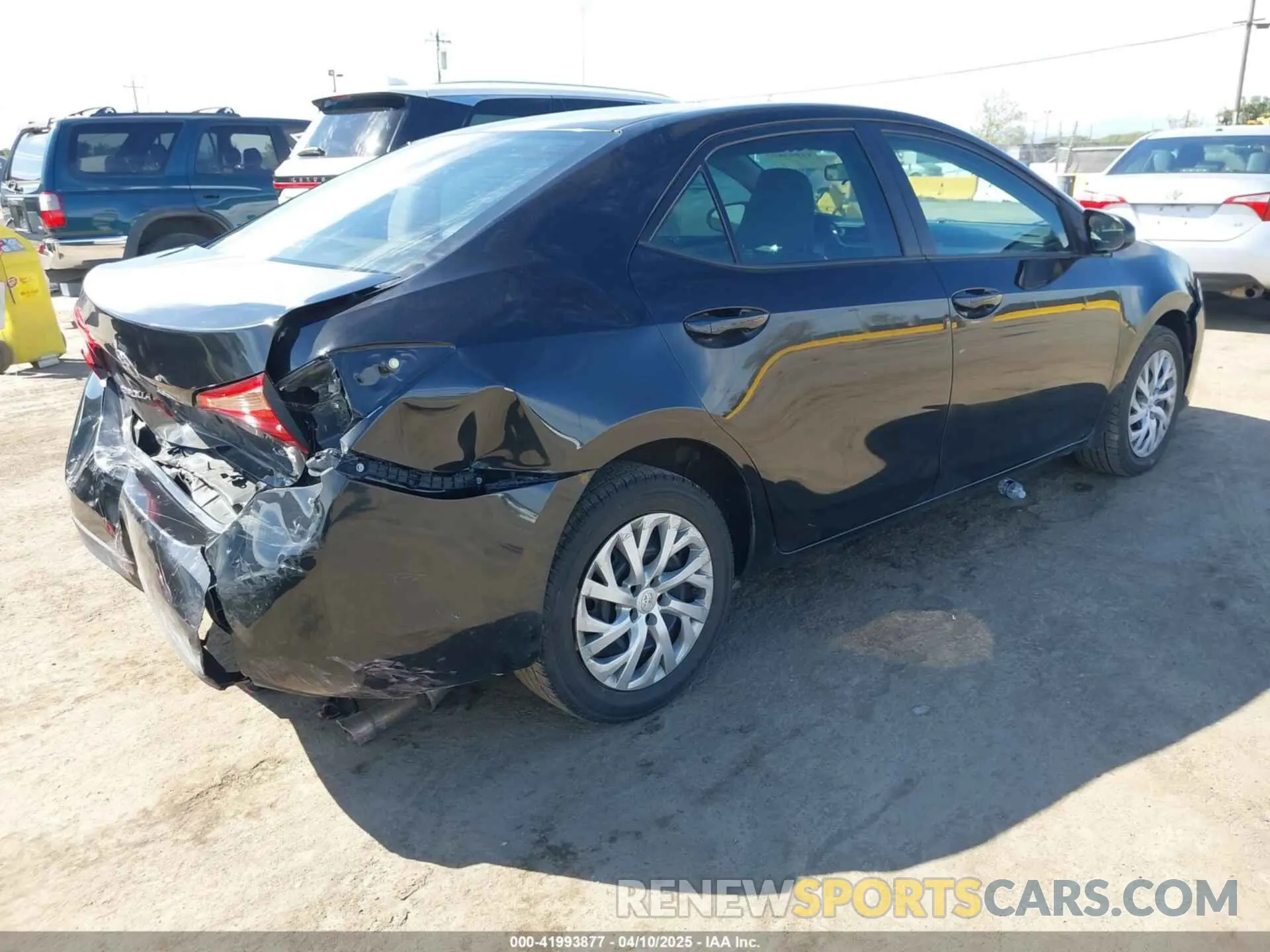 4 Photograph of a damaged car 5YFBURHE2KP860511 TOYOTA COROLLA 2019
