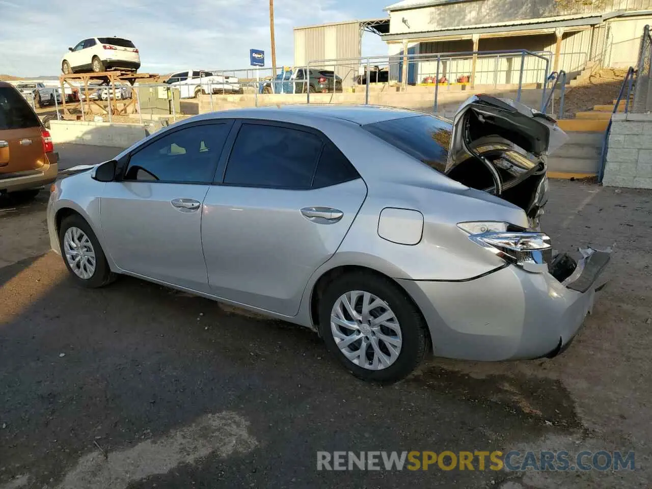 2 Photograph of a damaged car 5YFBURHE2KP861299 TOYOTA COROLLA 2019
