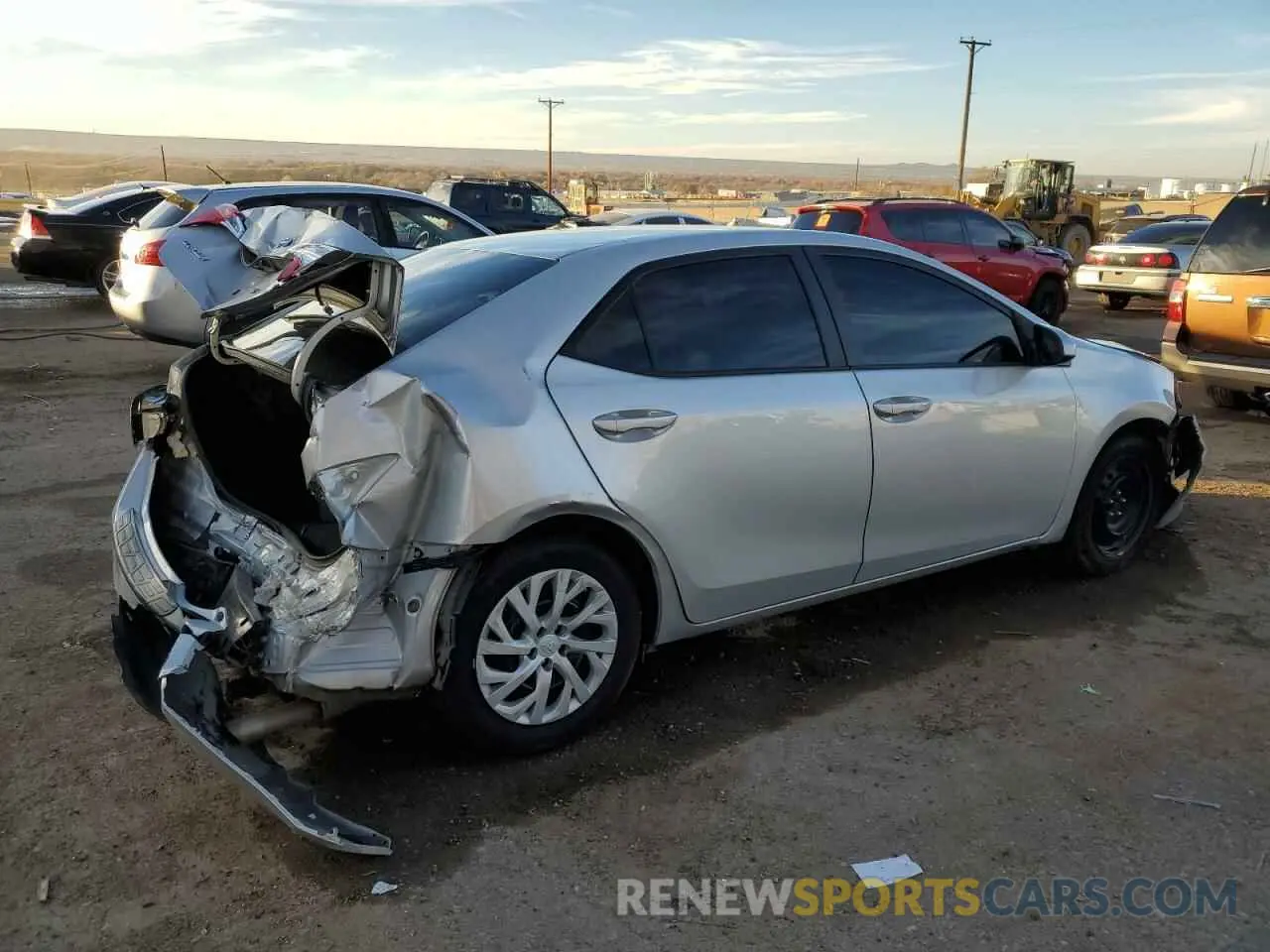 3 Photograph of a damaged car 5YFBURHE2KP861299 TOYOTA COROLLA 2019