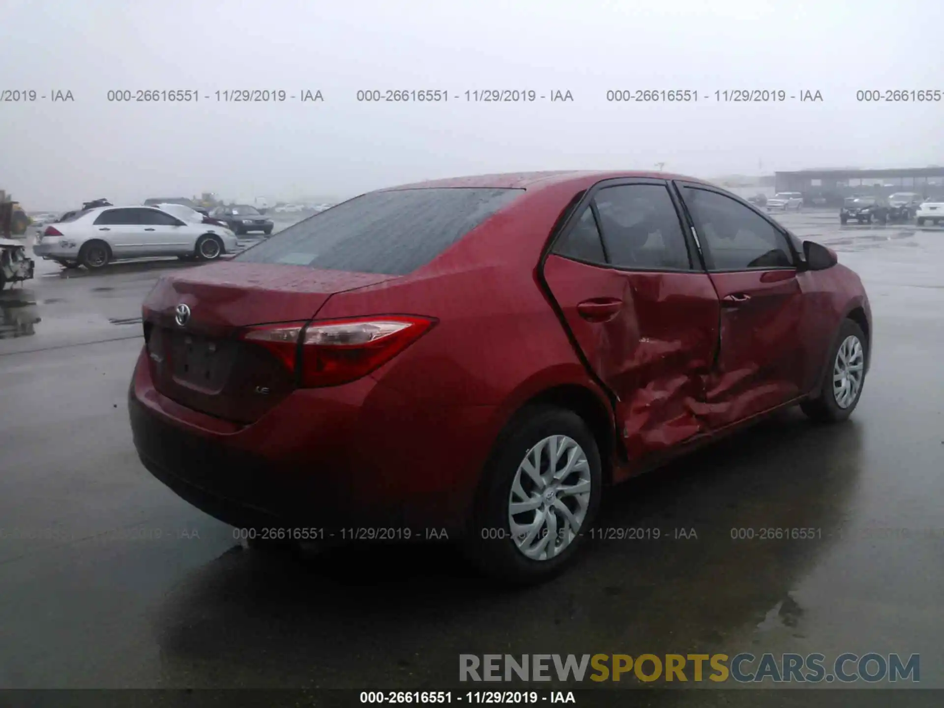 4 Photograph of a damaged car 5YFBURHE2KP863893 TOYOTA COROLLA 2019