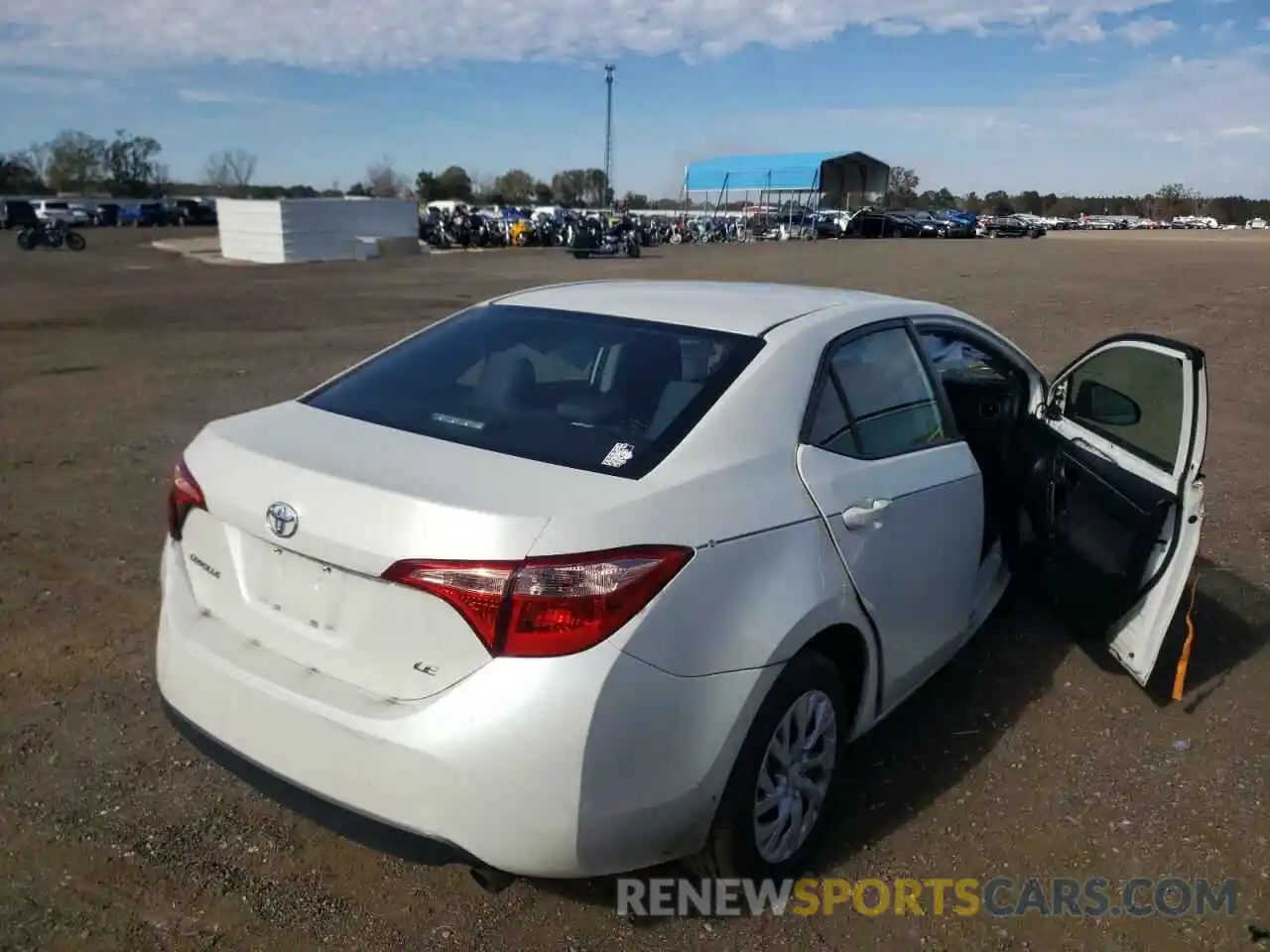 4 Photograph of a damaged car 5YFBURHE2KP864980 TOYOTA COROLLA 2019