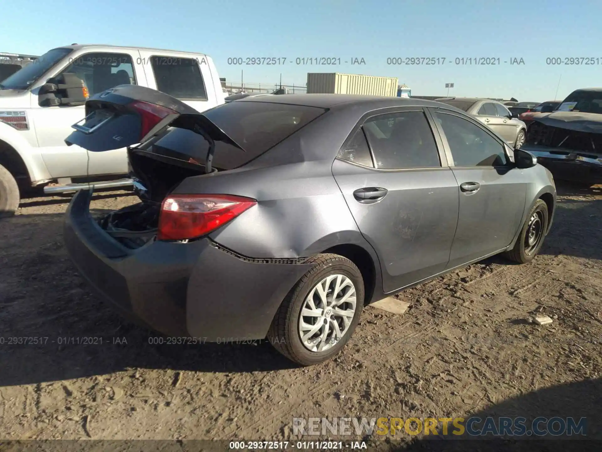 4 Photograph of a damaged car 5YFBURHE2KP866289 TOYOTA COROLLA 2019