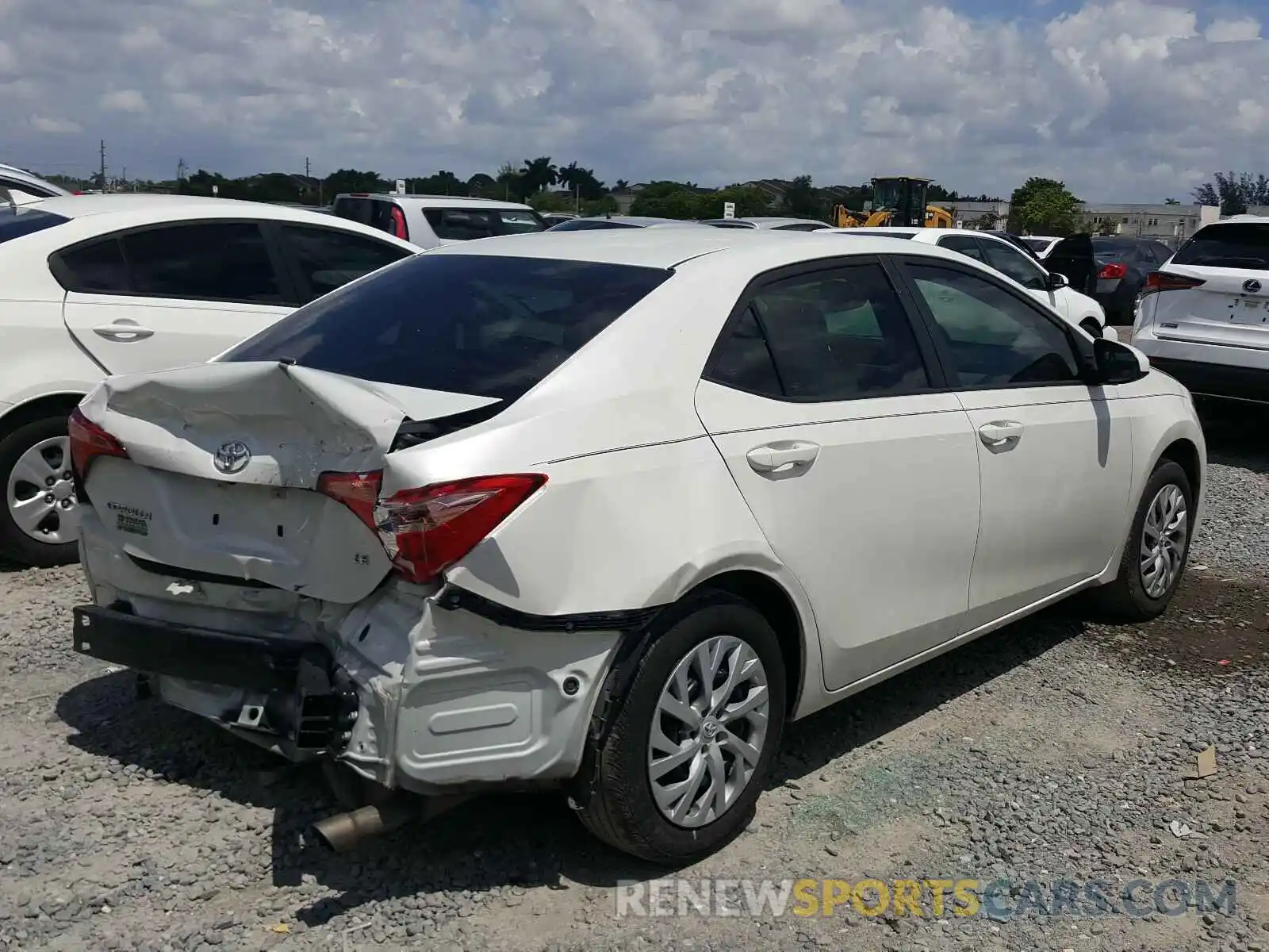 4 Photograph of a damaged car 5YFBURHE2KP867524 TOYOTA COROLLA 2019