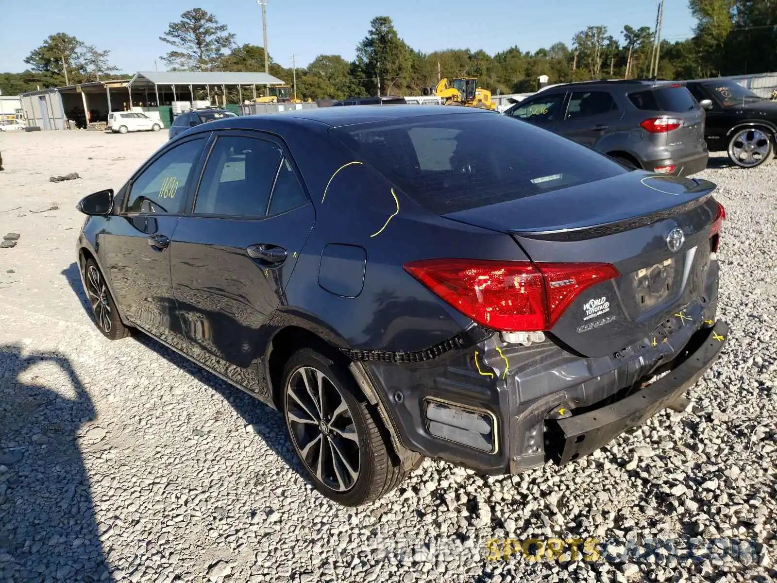 3 Photograph of a damaged car 5YFBURHE2KP867829 TOYOTA COROLLA 2019