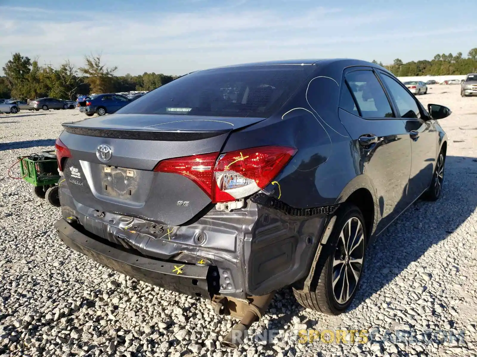 4 Photograph of a damaged car 5YFBURHE2KP867829 TOYOTA COROLLA 2019