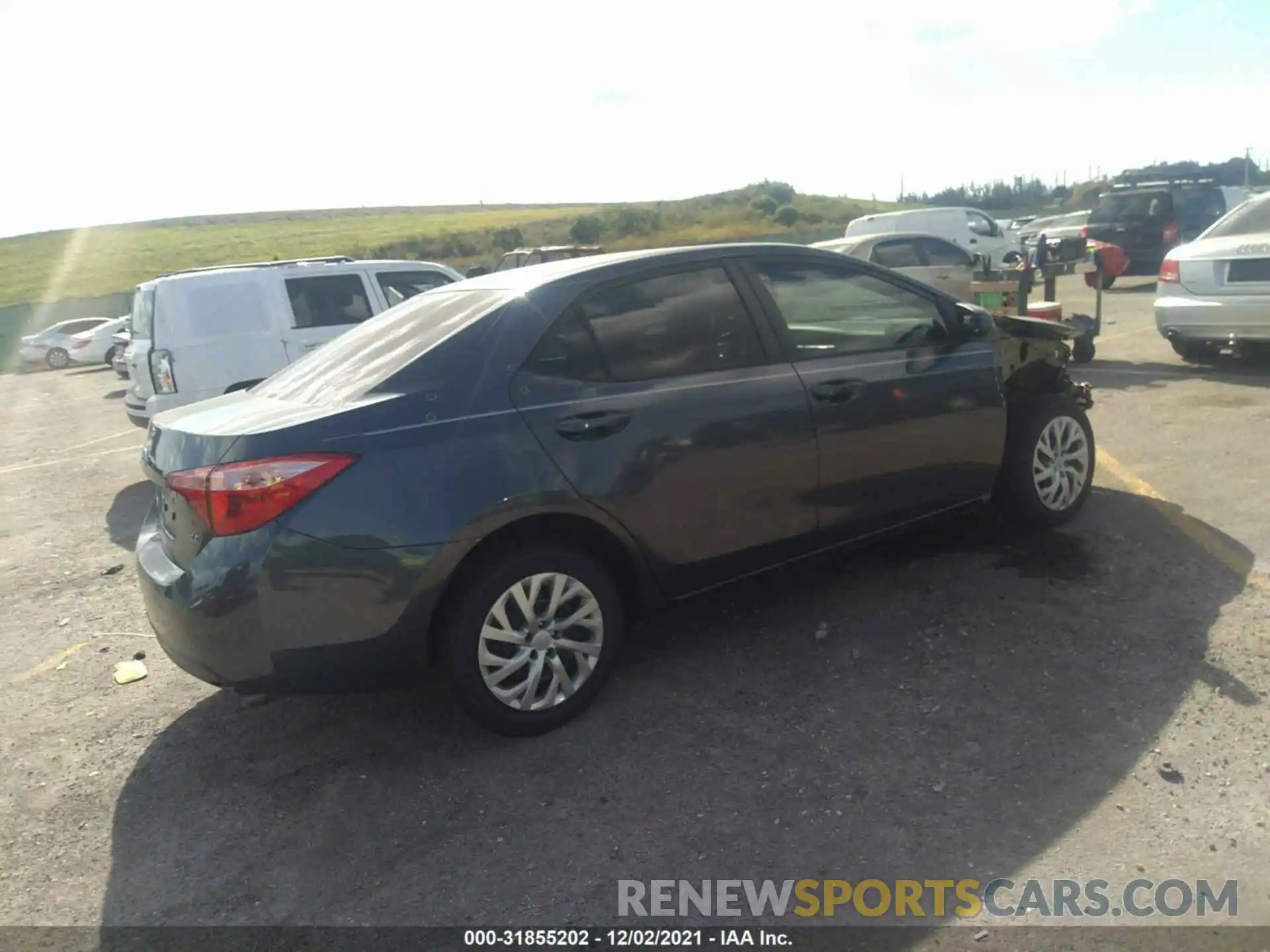 4 Photograph of a damaged car 5YFBURHE2KP869449 TOYOTA COROLLA 2019