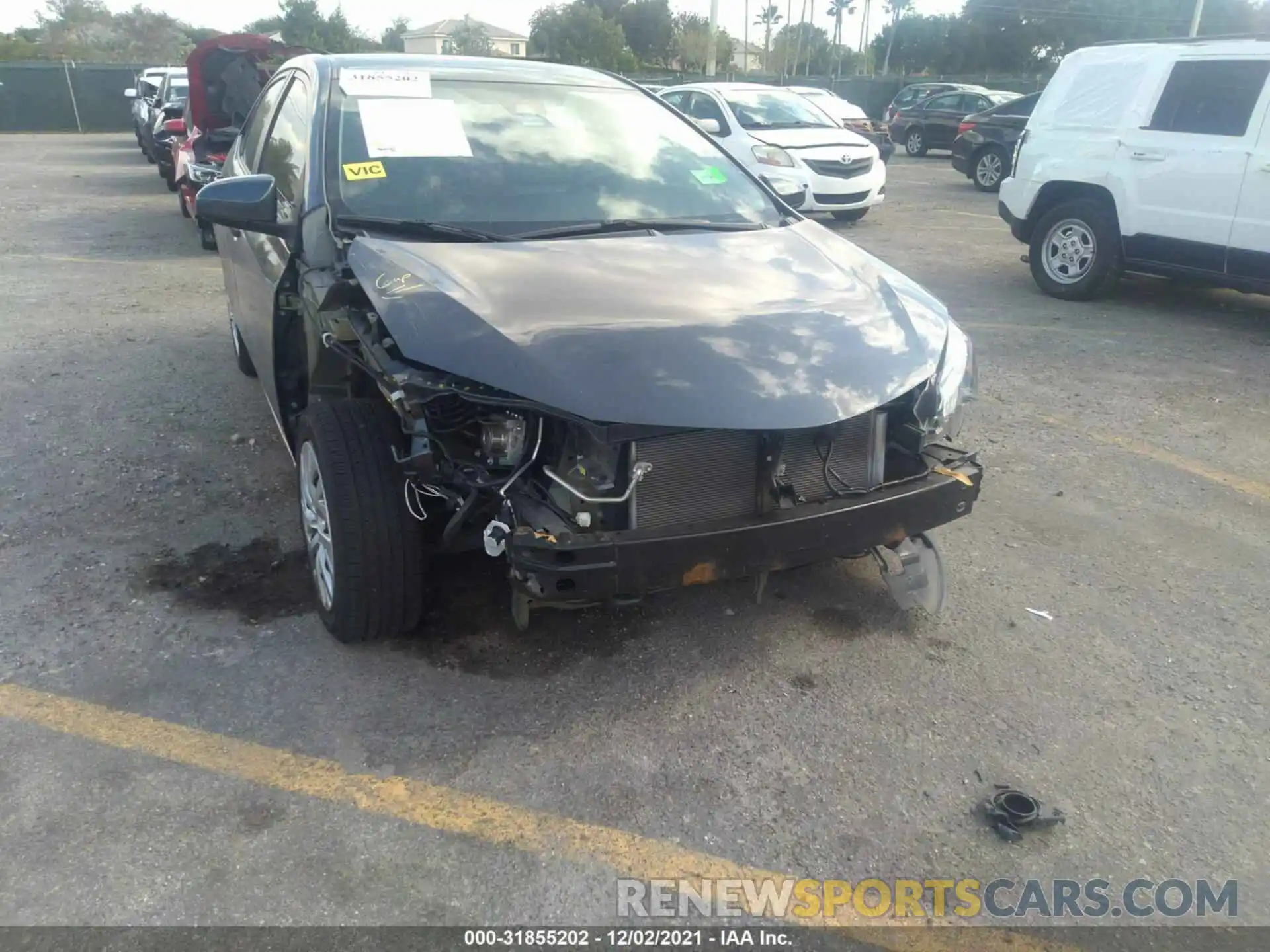 6 Photograph of a damaged car 5YFBURHE2KP869449 TOYOTA COROLLA 2019