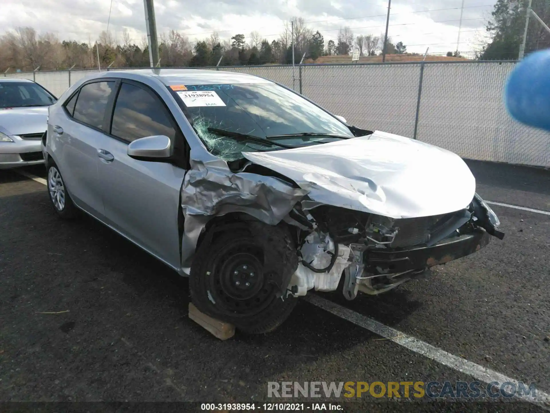 1 Photograph of a damaged car 5YFBURHE2KP869600 TOYOTA COROLLA 2019