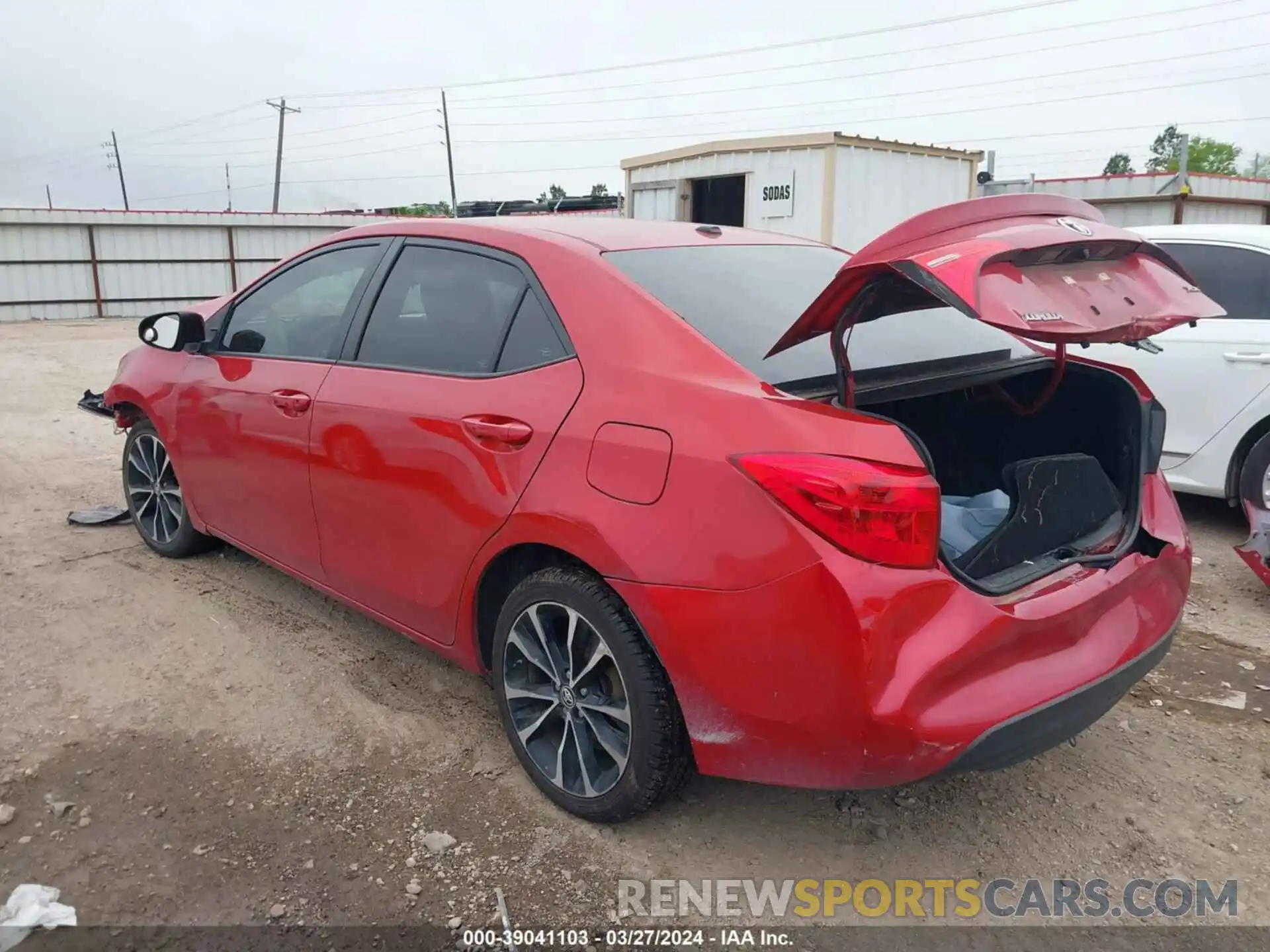 3 Photograph of a damaged car 5YFBURHE2KP869712 TOYOTA COROLLA 2019