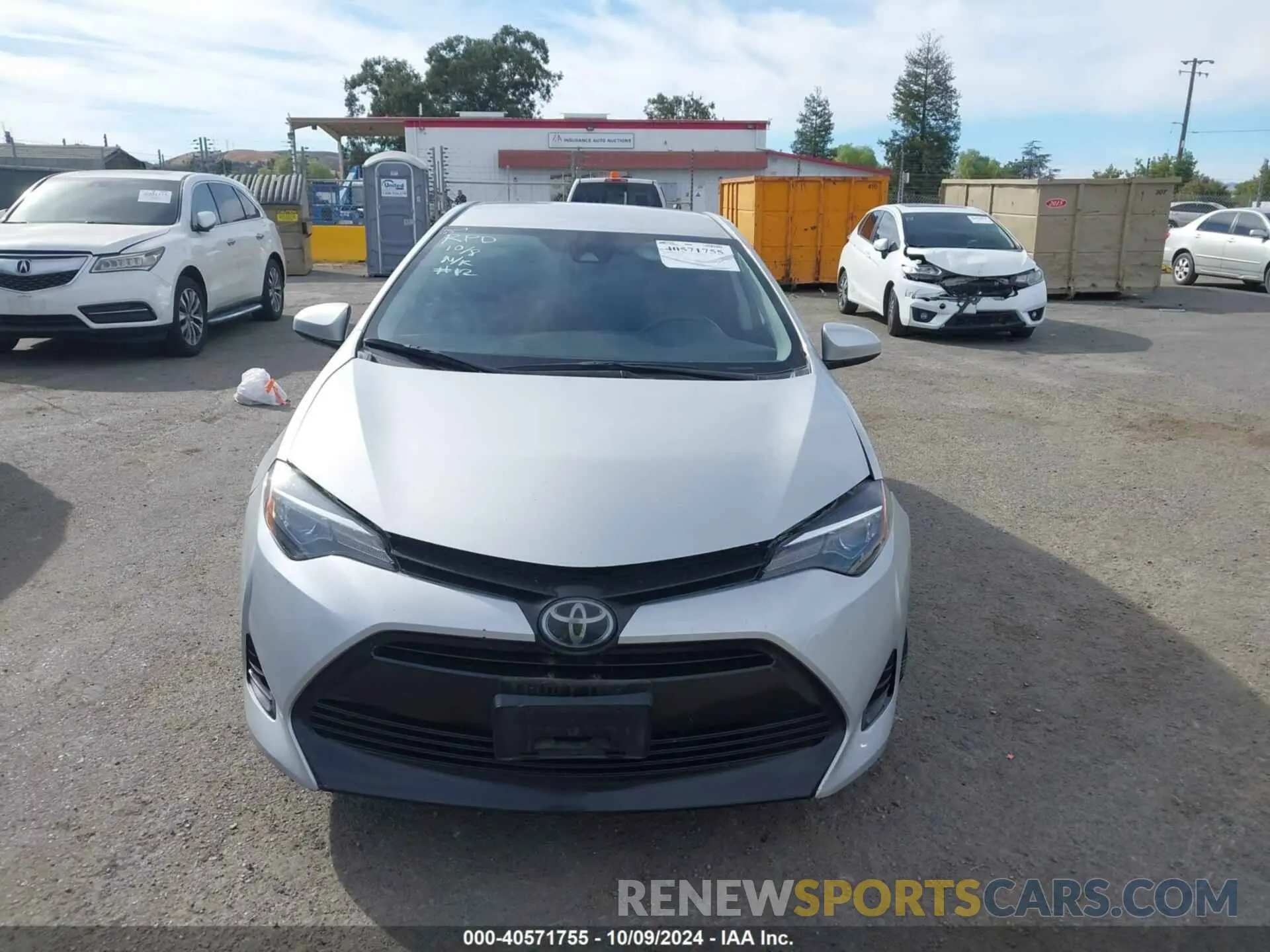 11 Photograph of a damaged car 5YFBURHE2KP869824 TOYOTA COROLLA 2019