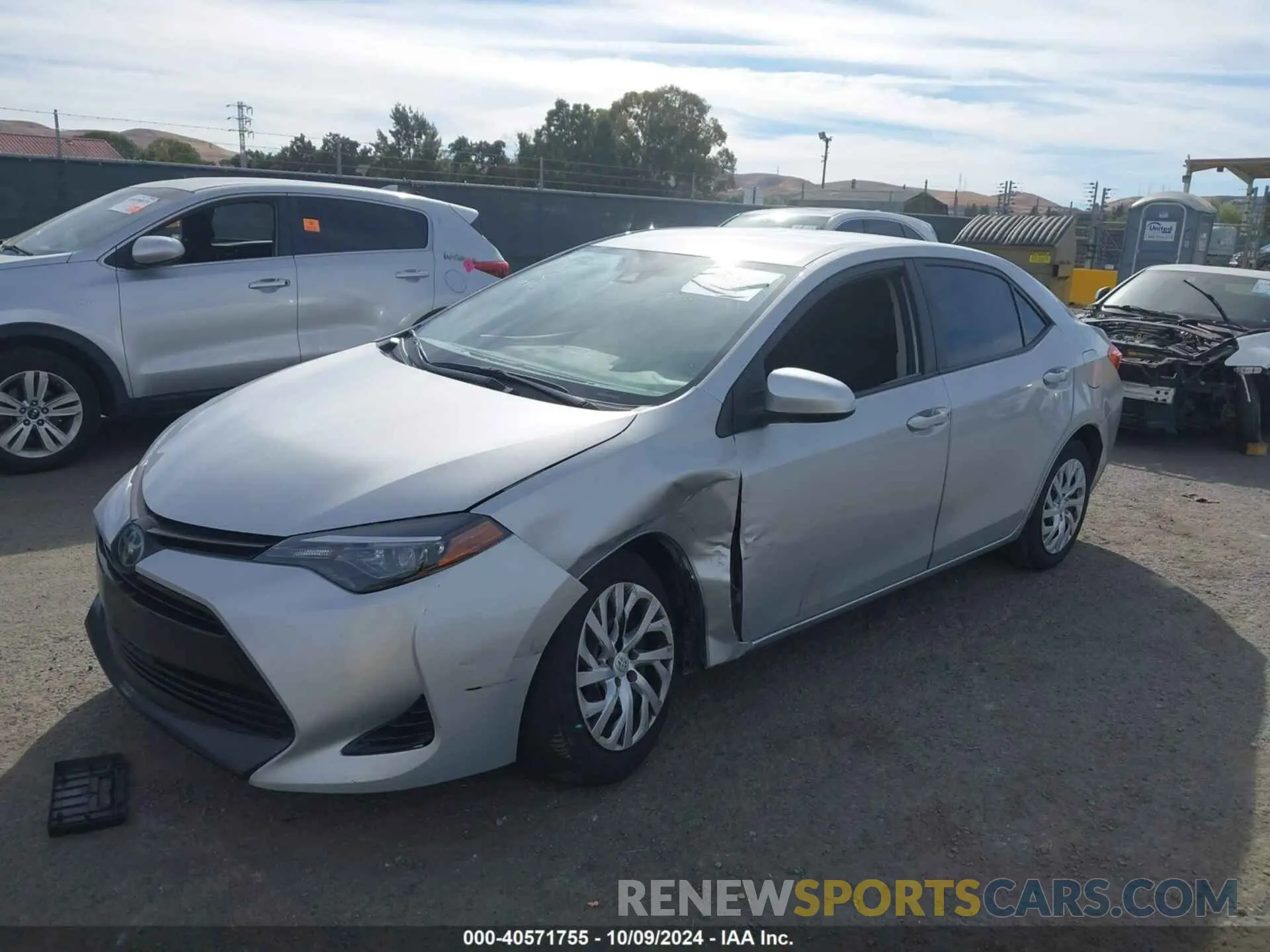 6 Photograph of a damaged car 5YFBURHE2KP869824 TOYOTA COROLLA 2019