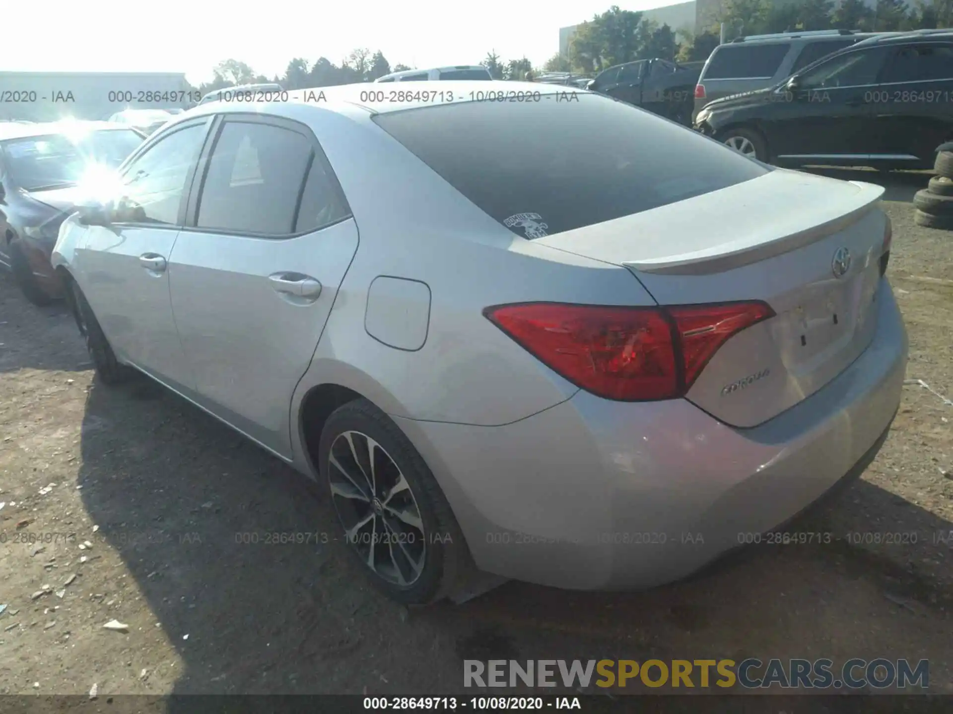 3 Photograph of a damaged car 5YFBURHE2KP872853 TOYOTA COROLLA 2019