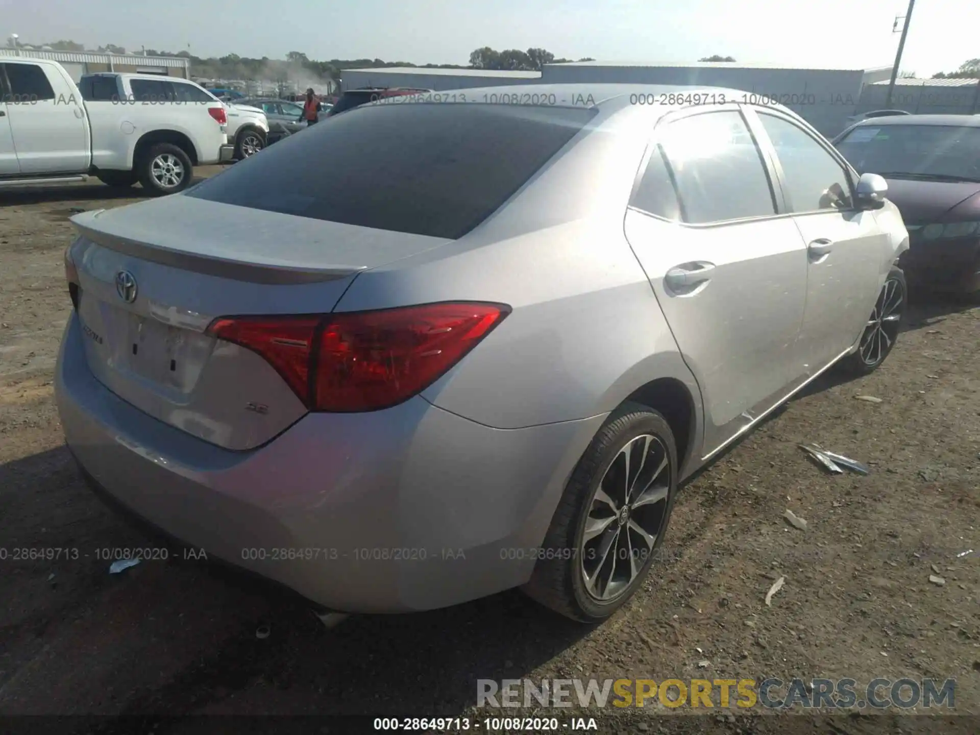 4 Photograph of a damaged car 5YFBURHE2KP872853 TOYOTA COROLLA 2019